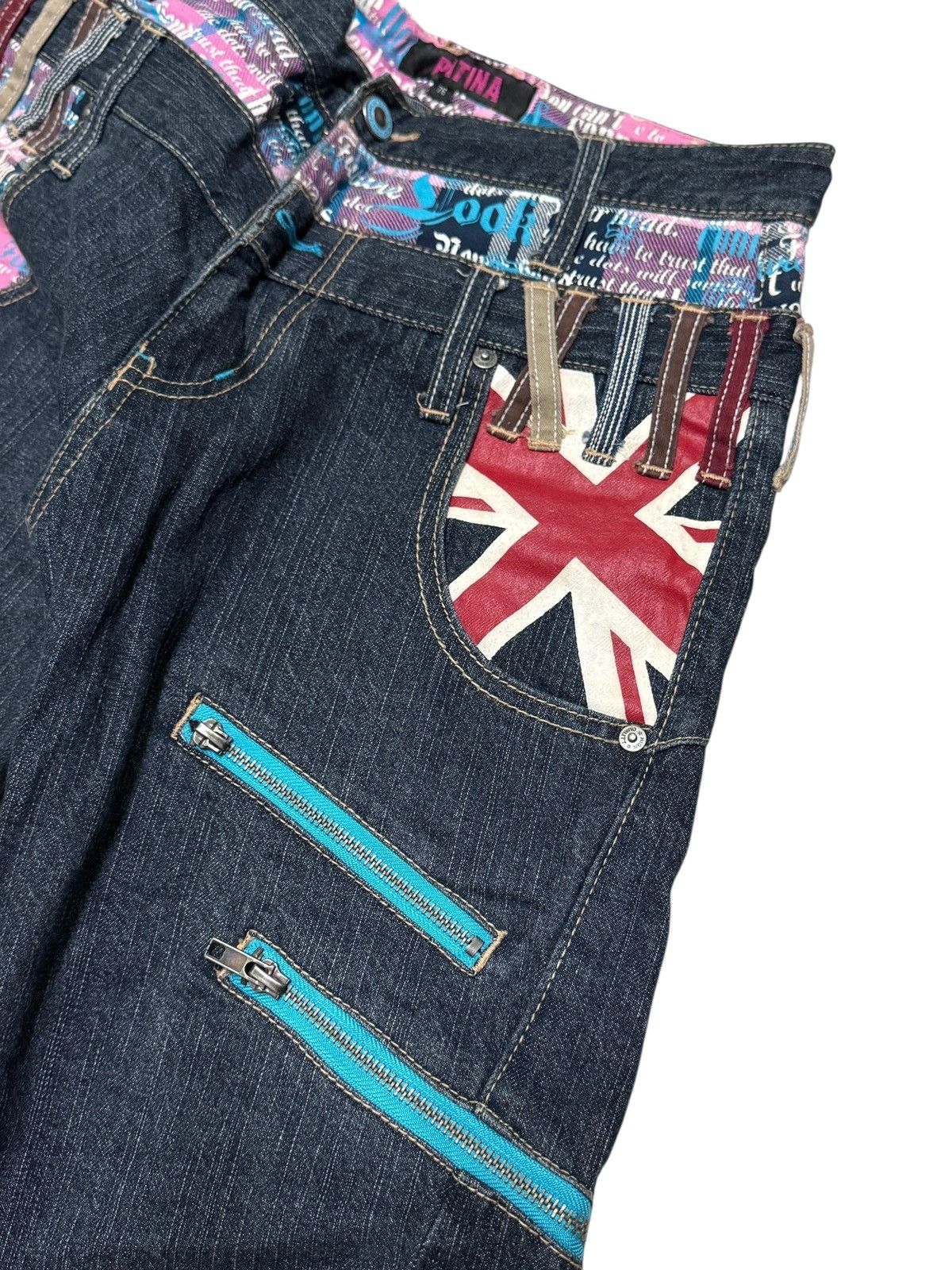 Japanese Brand Japan PATINA Double Waist Zipper Multipocket Denim Pants Size US 28 / EU 44 - 10 Thumbnail