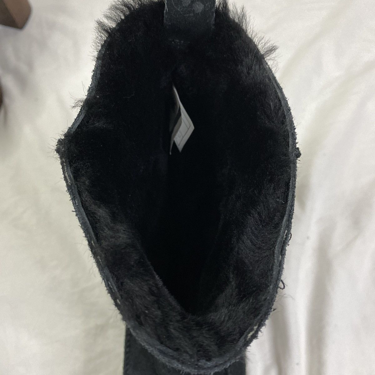 Ugg UGG Kouri Suede Sheepskin Clog Boots Women Black Sz 9 EUC Size US 9 / IT 39 - 10 Thumbnail