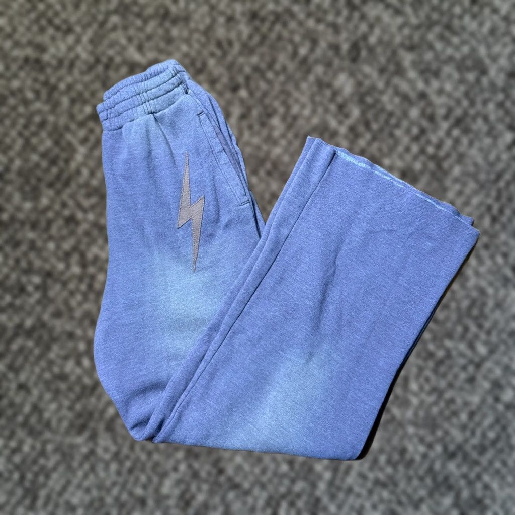 Aviator Nation Aviator Nation Sweatpants Pants Small Wide leg Baggy Faded Cotton Women's X4-25 Size 28" / US 6 / IT 42 - 1 Thumbnail