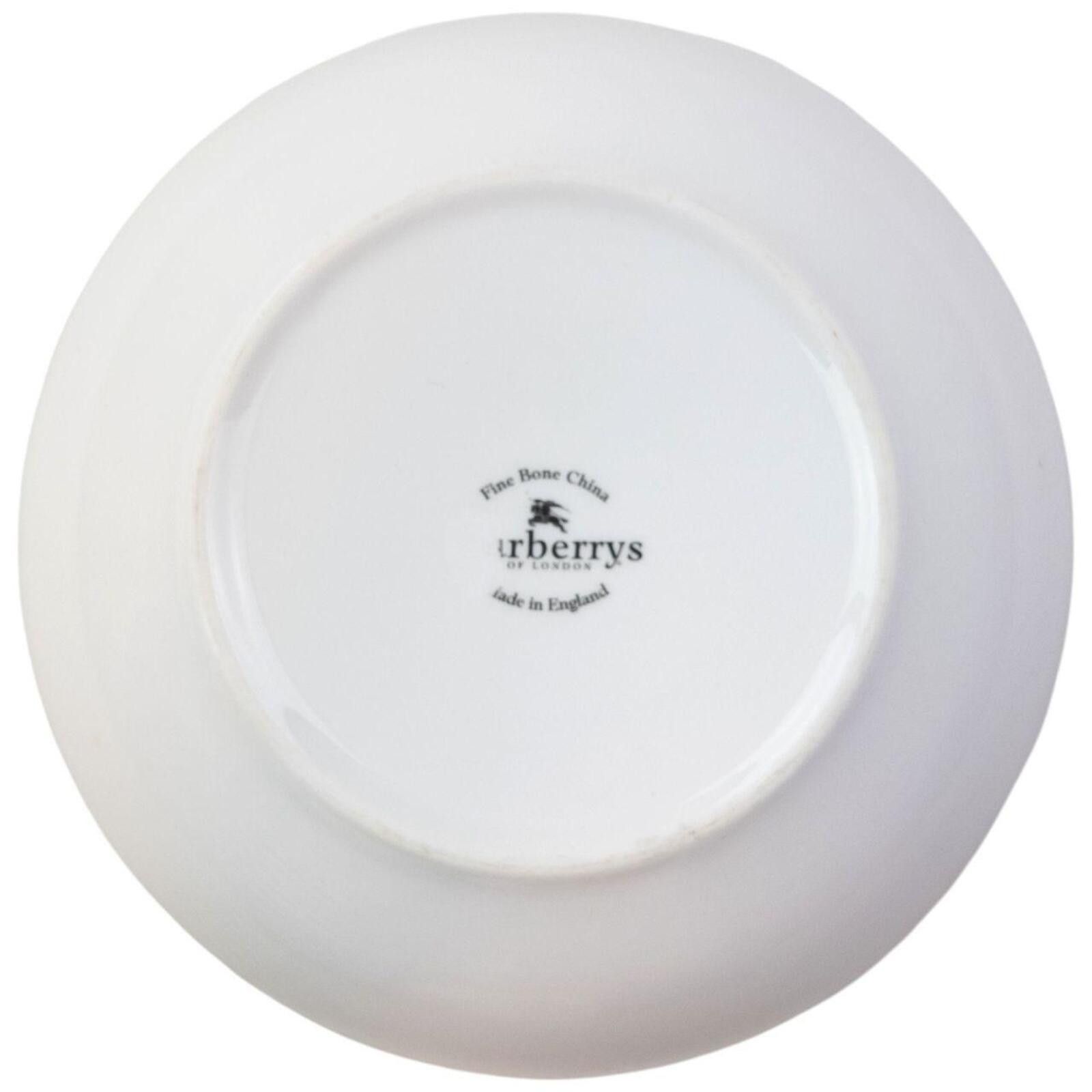 Burberry Vintage 90s Burberry Nova Check Fine Bone China Salad Bowl Size ONE SIZE - 4 Thumbnail