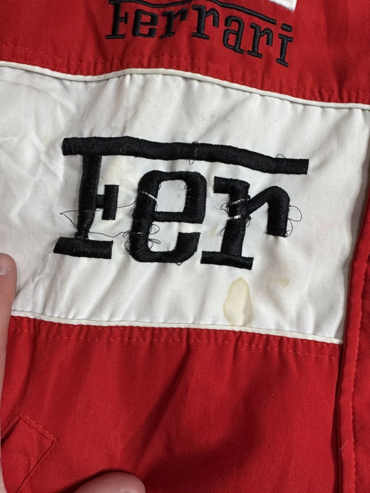 Ferrari × Vintage Vintage Ferrari Bomber Jacket Big Logo F1 Size US L / EU 52-54 / 3 - 4 Thumbnail