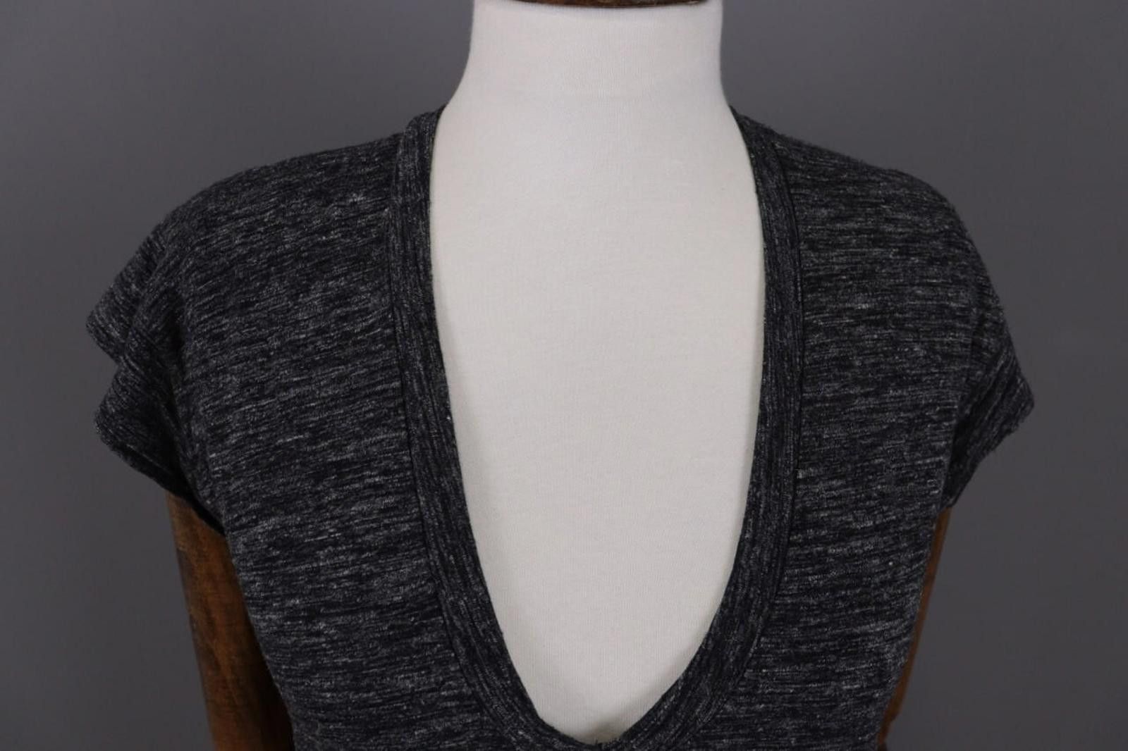 Isabel Marant Etoile Isabel Etoile Marant Gray Wool Linen Top T-Shirt Size 36 Size M / US 6-8 / IT 42-44 - 4 Thumbnail