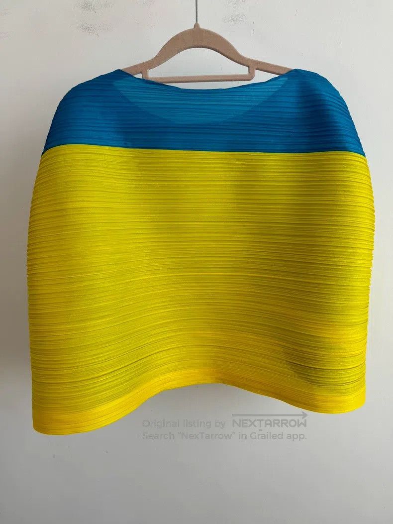 Issey Miyake Issey Miyake Color Block Short Sleeve Size L / US 10 / IT 46 - 2 Thumbnail