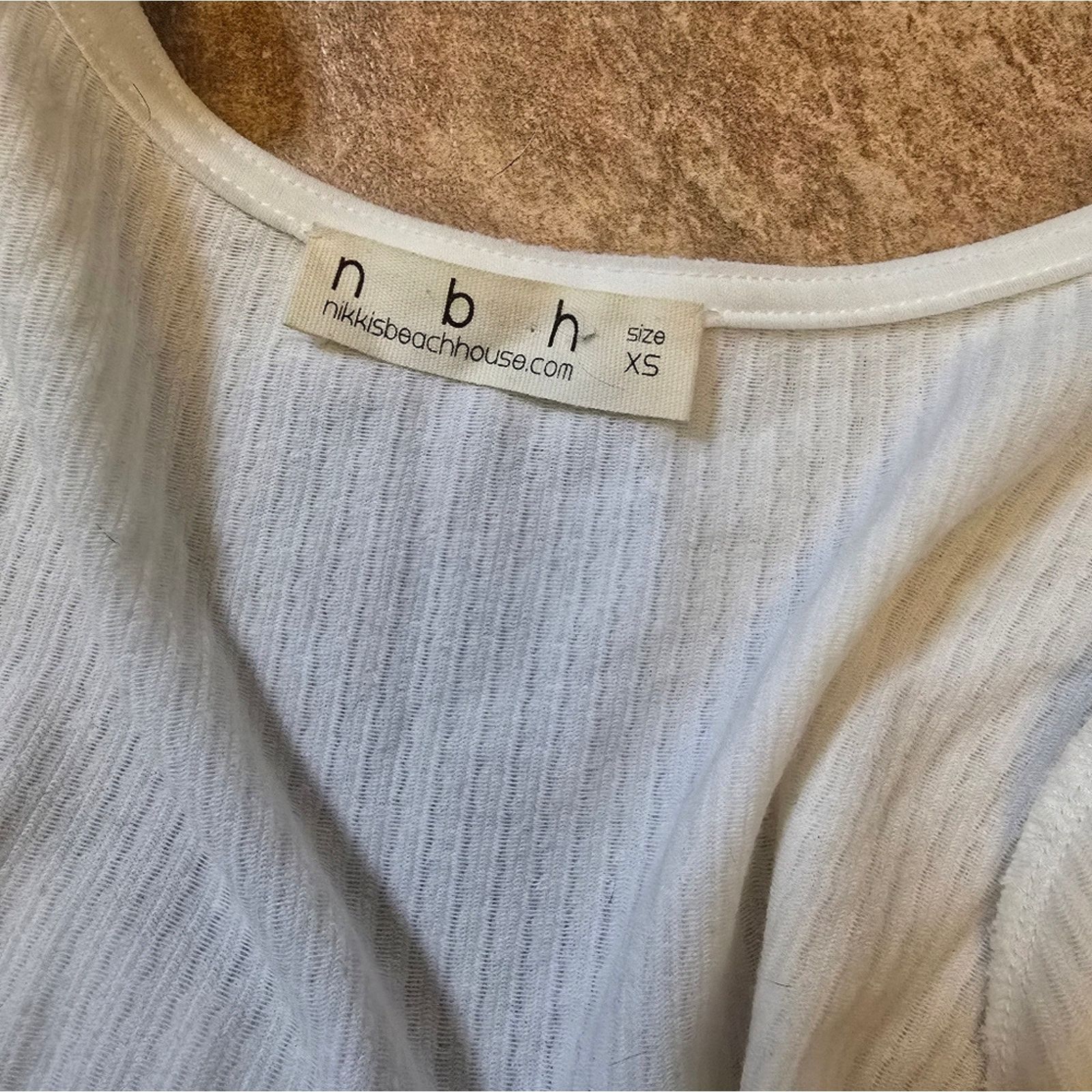 Other White Wrapped | NBH | Cropped Long Sleeve\ Size XS / US 0-2 / IT 36-38 - 3 Thumbnail