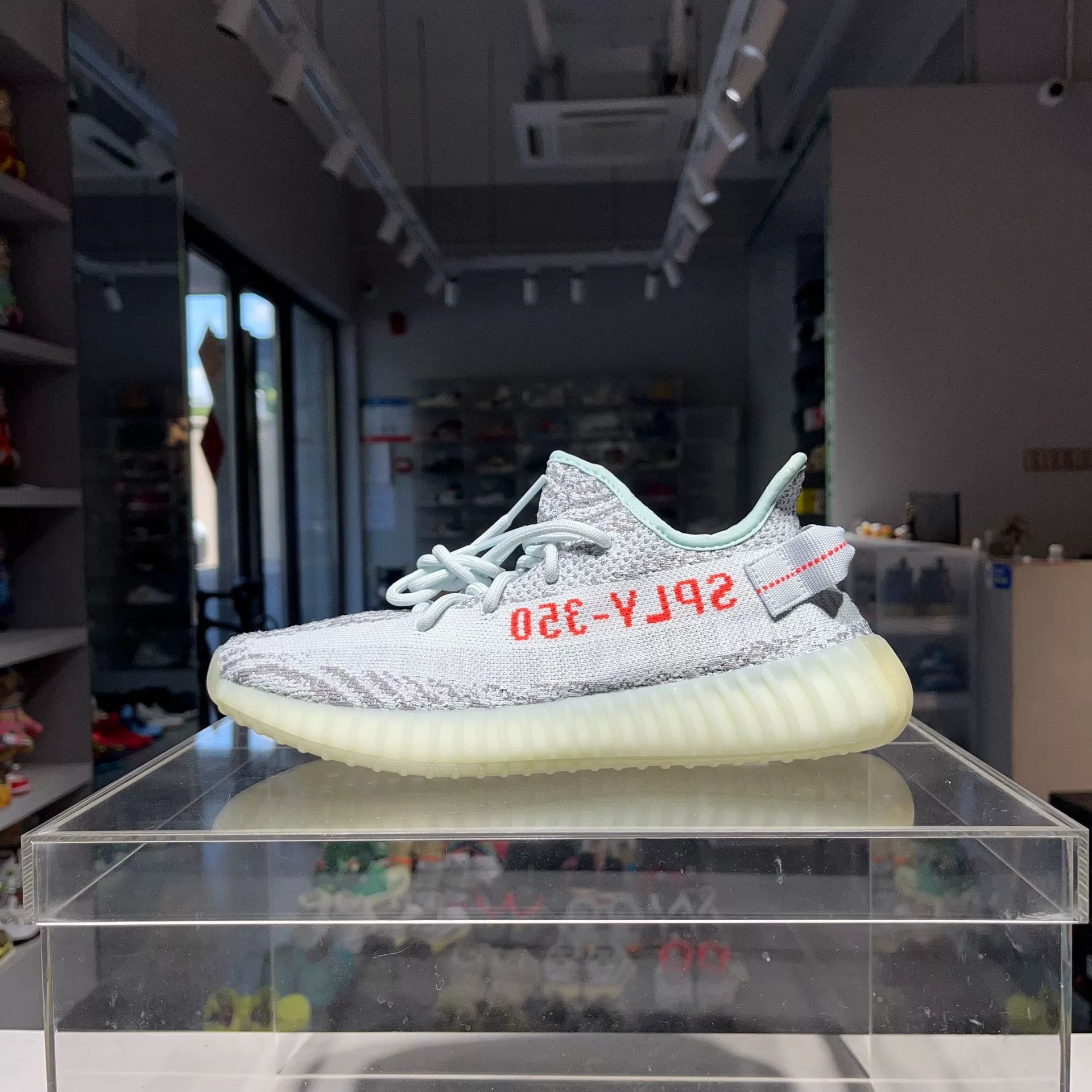 Adidas Adidas YEEZY Blue Lowtop Sneakers 9 Men Size US 9 / EU 42 - 1 Thumbnail