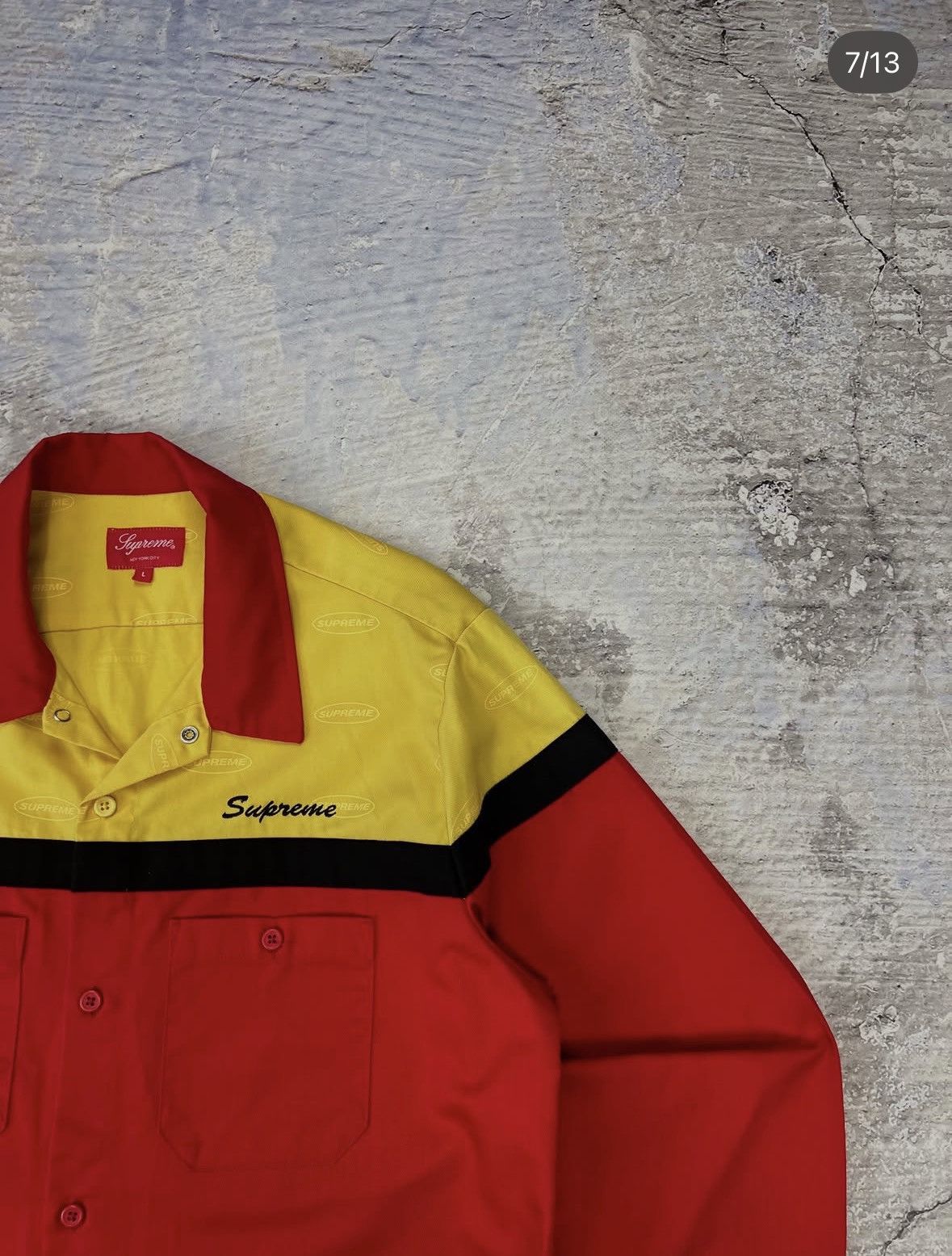 Supreme Supreme workwear over shirt button up mens rare Size US L / EU 52-54 / 3 - 6 Thumbnail
