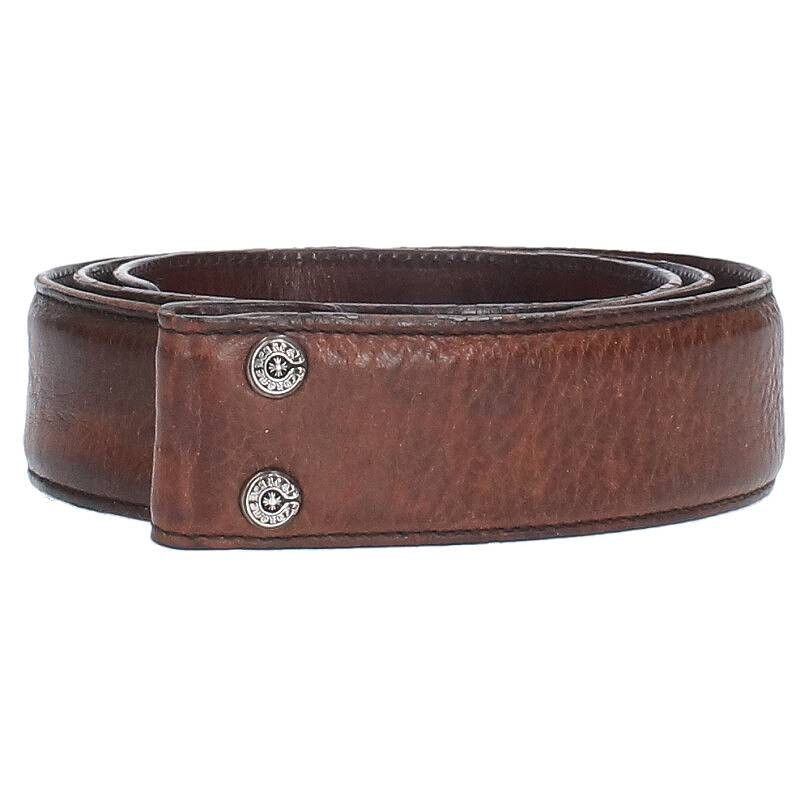 Chrome Hearts Chrome Hearts Scroll Label Rivet Belt | Grailed