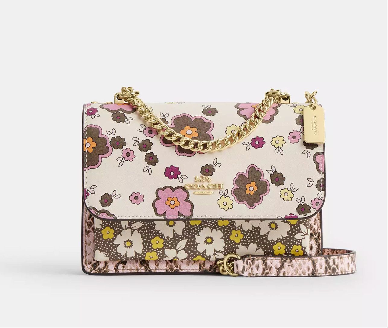 Coach Mini Klare Crossbody Bag With Floral Print CDW82 Size ONE SIZE - 9 Thumbnail
