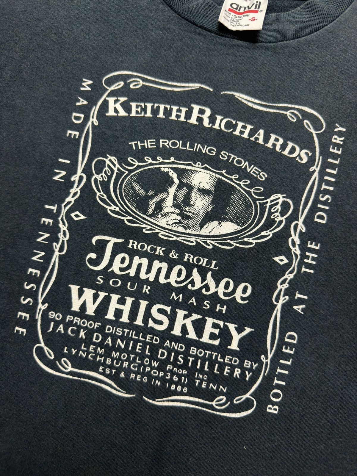 Band Tees VINTAGE 1990’s KEITH RICHARDS THE ROLLING STONES TEE , SHIRT Size US S / EU 44-46 / 1 - 3 Thumbnail