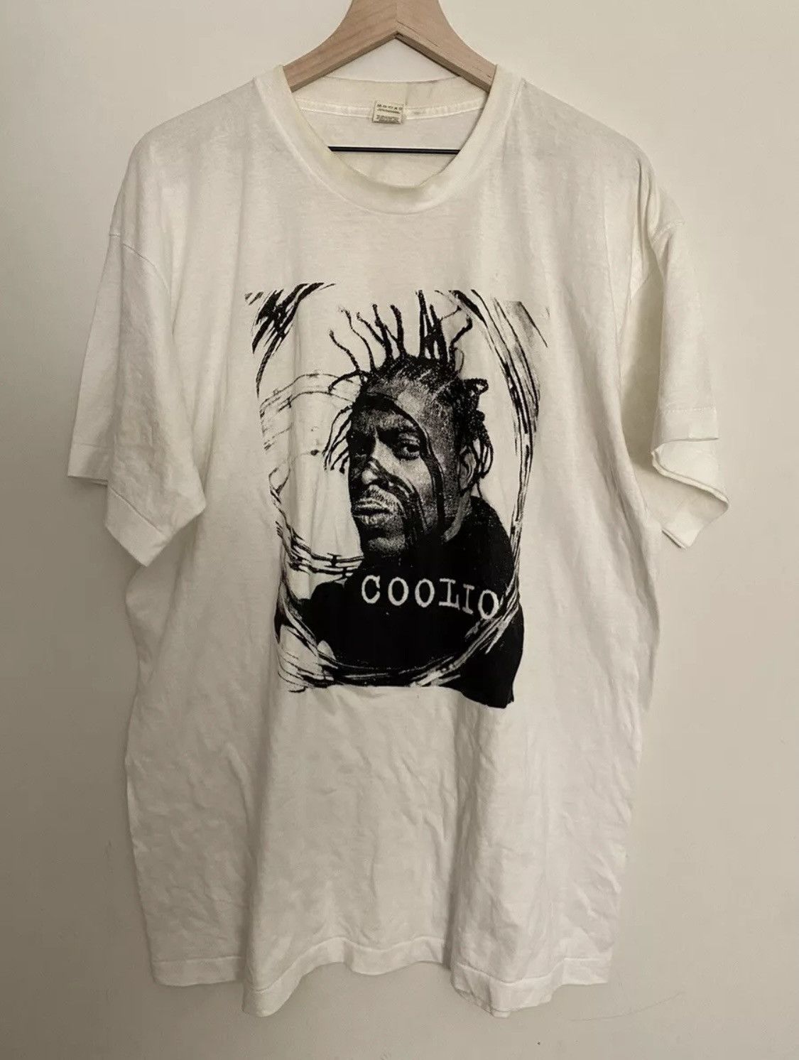Vintage vintage coolio single stitch gangstas paradise rap tee XL Size US XL / EU 56 / 4 - 1 Thumbnail