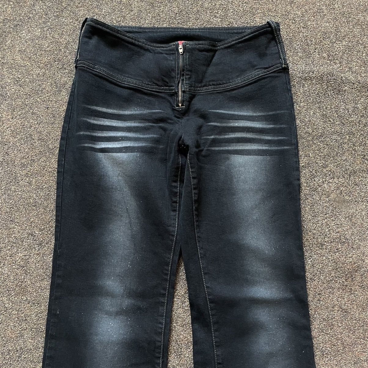 Vintage Vintage Y2K Faded Bootcut Jeans Skate Streetwear Graphic 31 Size 31" - 5 Thumbnail