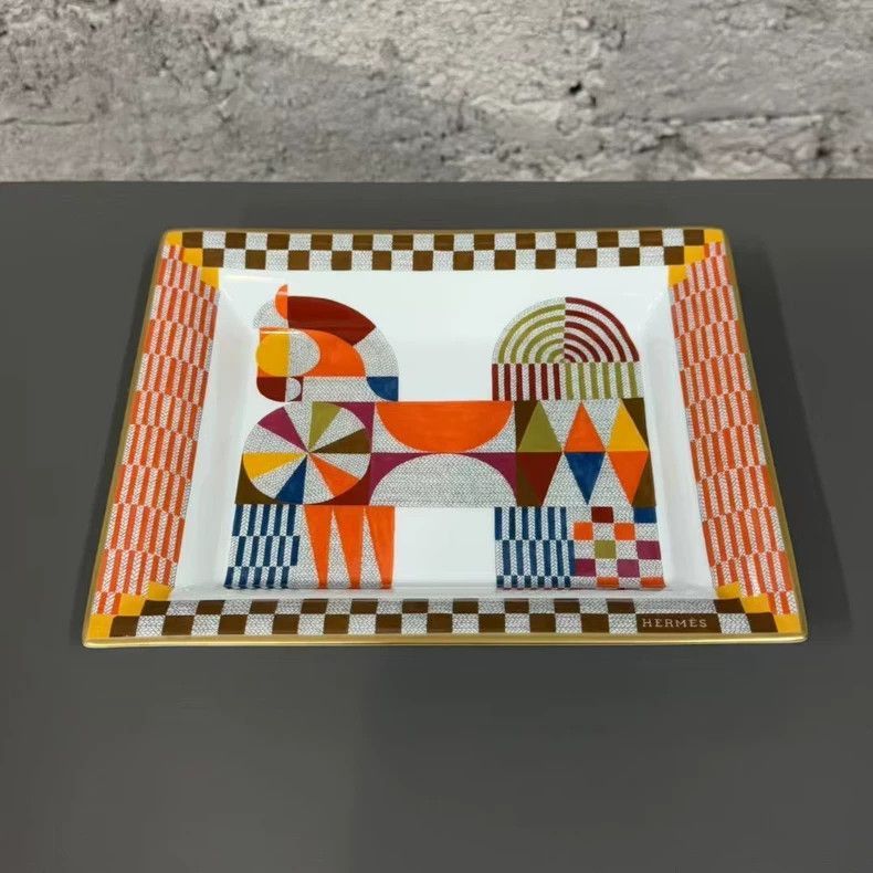 Hermes Hermes Cheval Natte Decorative Tray-2506 Size ONE SIZE - 2 Thumbnail