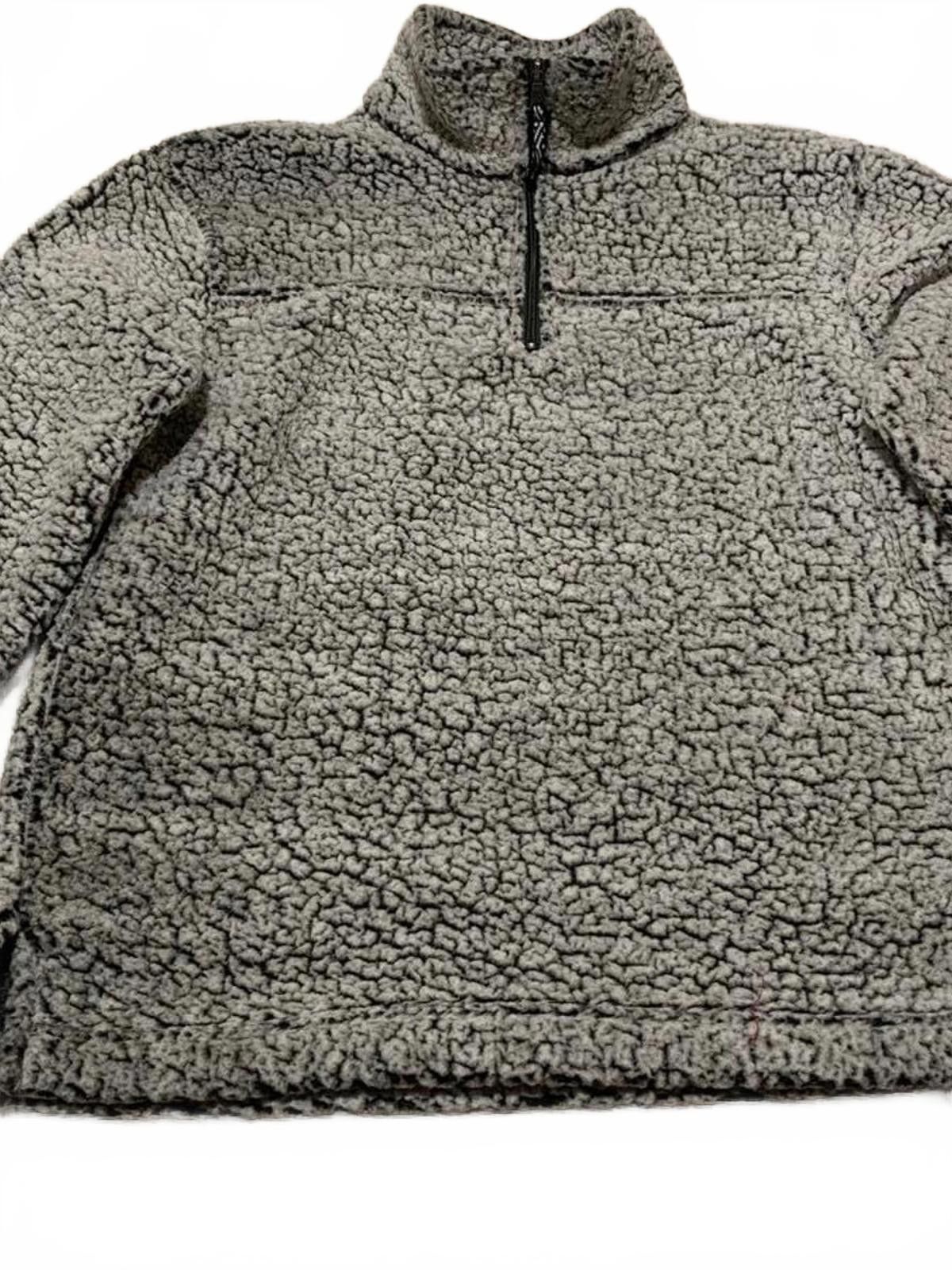 Other Boxercraft Men's M Gray Sherpa Fleece Quarter-Zip Size US M / EU 48-50 / 2 - 6 Thumbnail