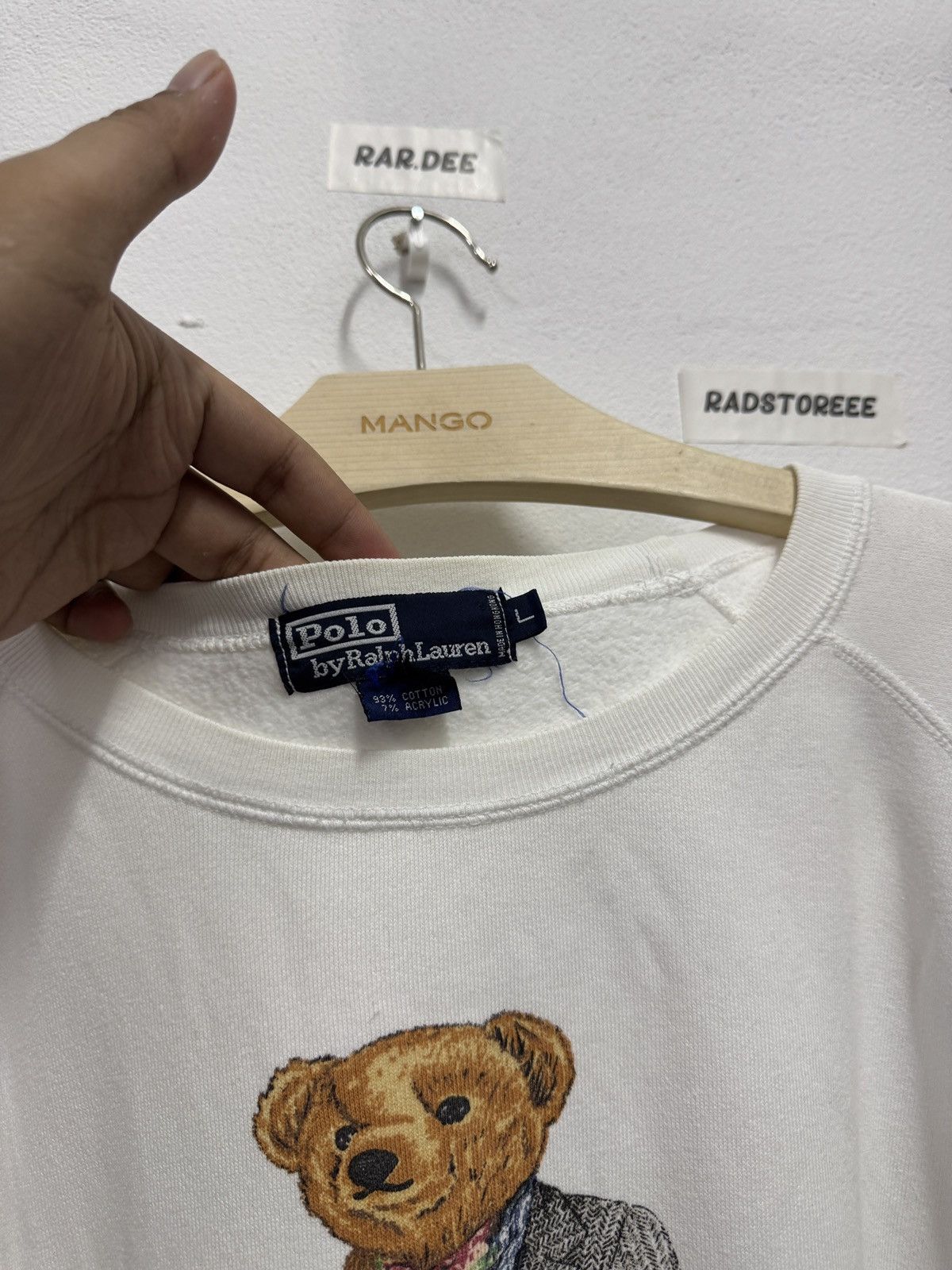 Polo Ralph Lauren Vintage Polo Bear Ralph Laurent Sweatshirt Size US L / EU 52-54 / 3 - 6 Thumbnail
