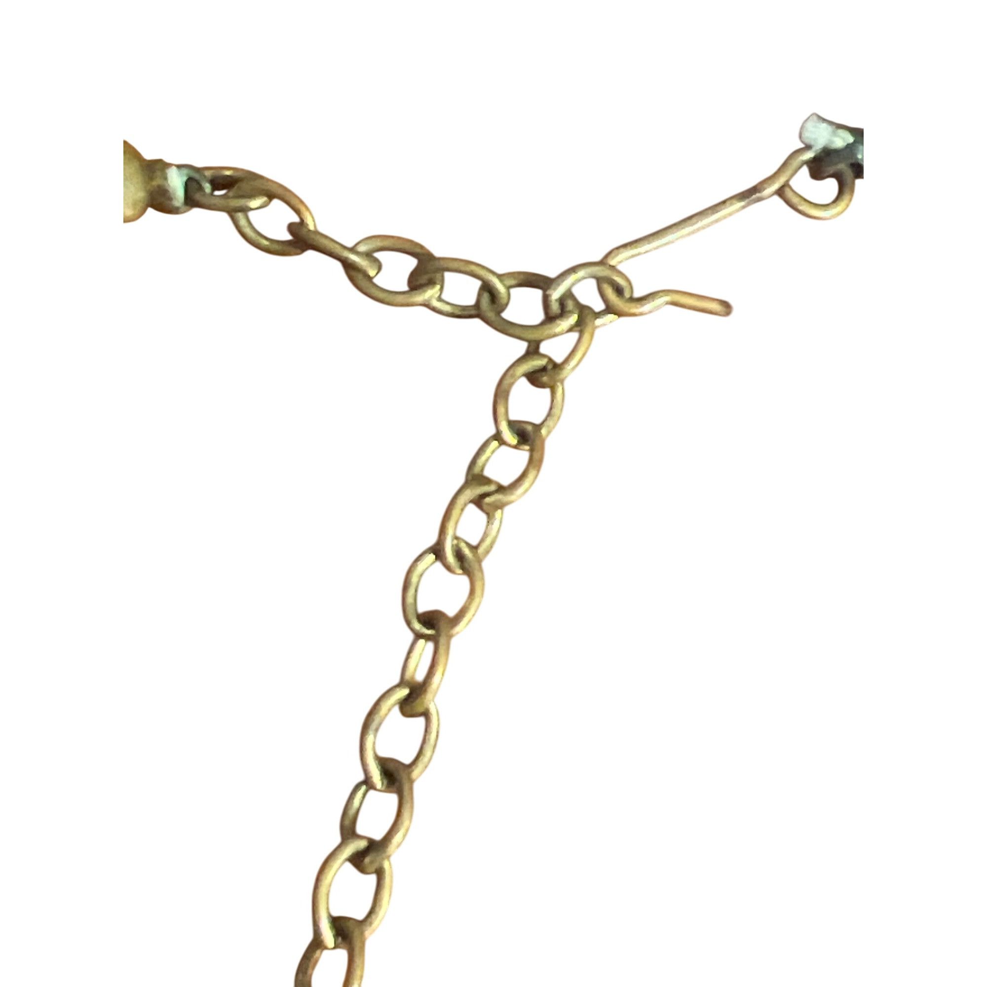 Other Vintage Bakelite Green Moss Square Bead Choker Collar Neckla Size ONE SIZE - 5 Thumbnail