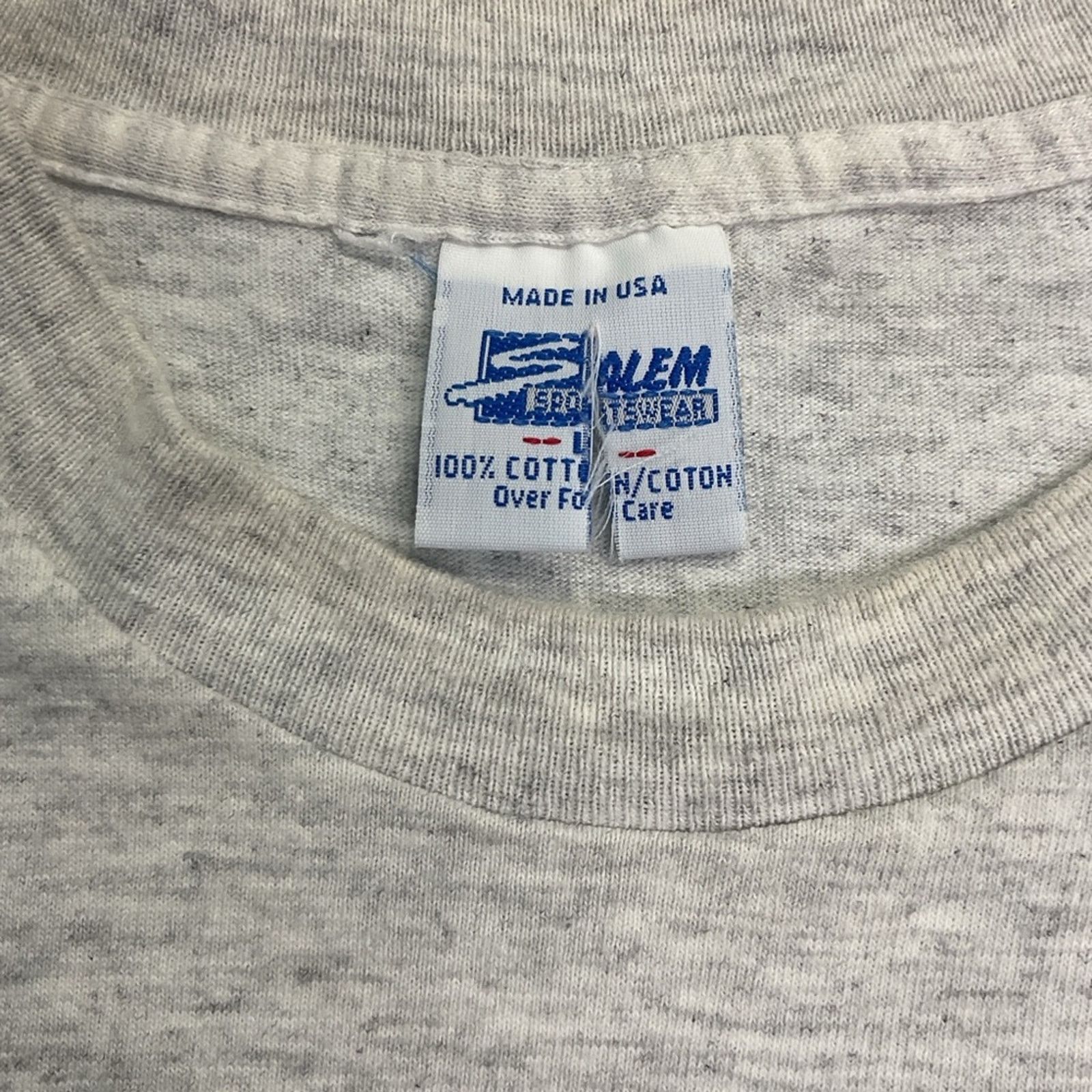 Salem Sportswear Vintage 90s Salem Sportswear Buck T-Shirt Size US L / EU 52-54 / 3 - 3 Thumbnail