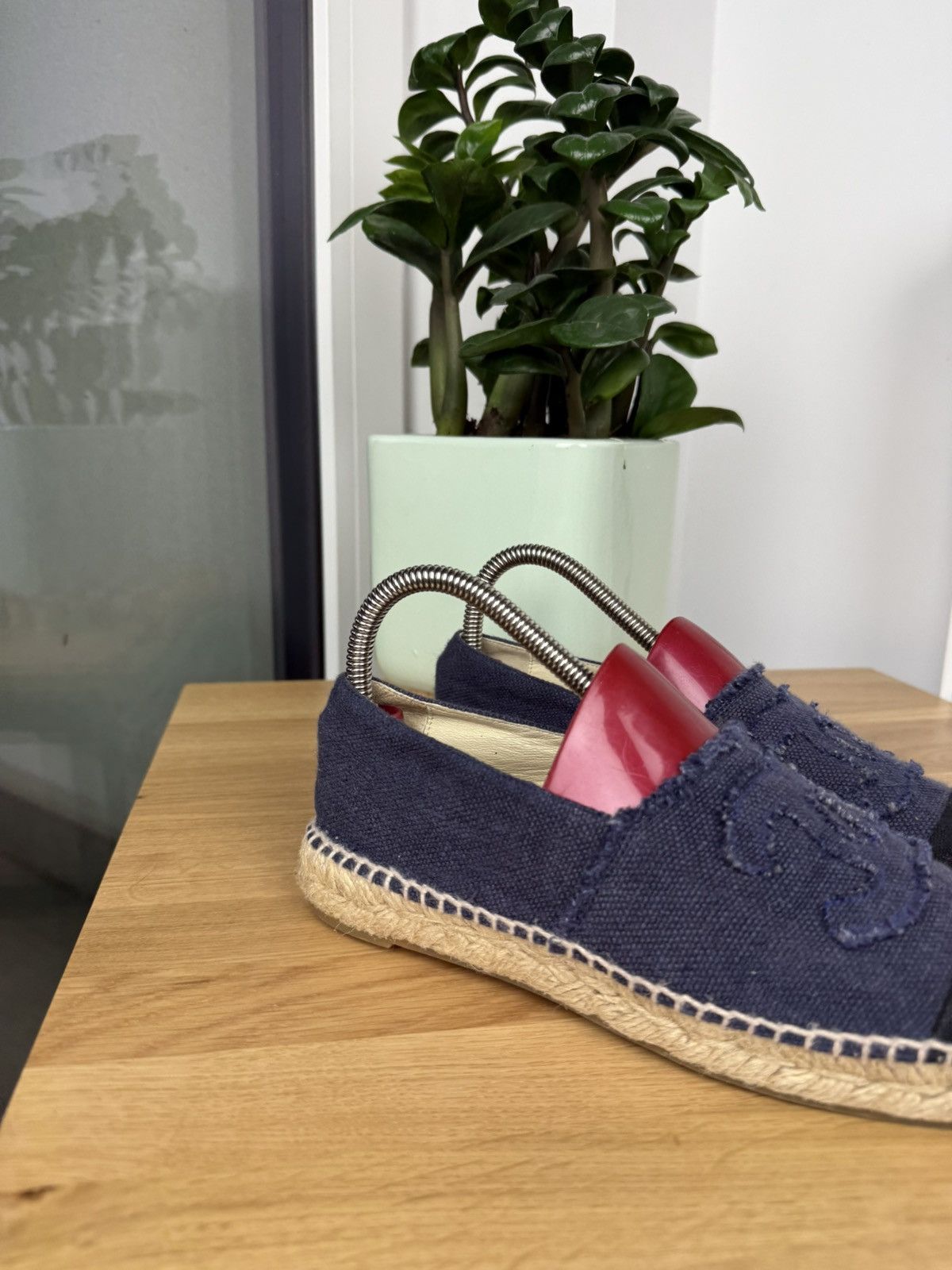 Chanel CHANEL ESPADRILLE SLIP ON SHOES Size US 7 / IT 37 - 5 Thumbnail