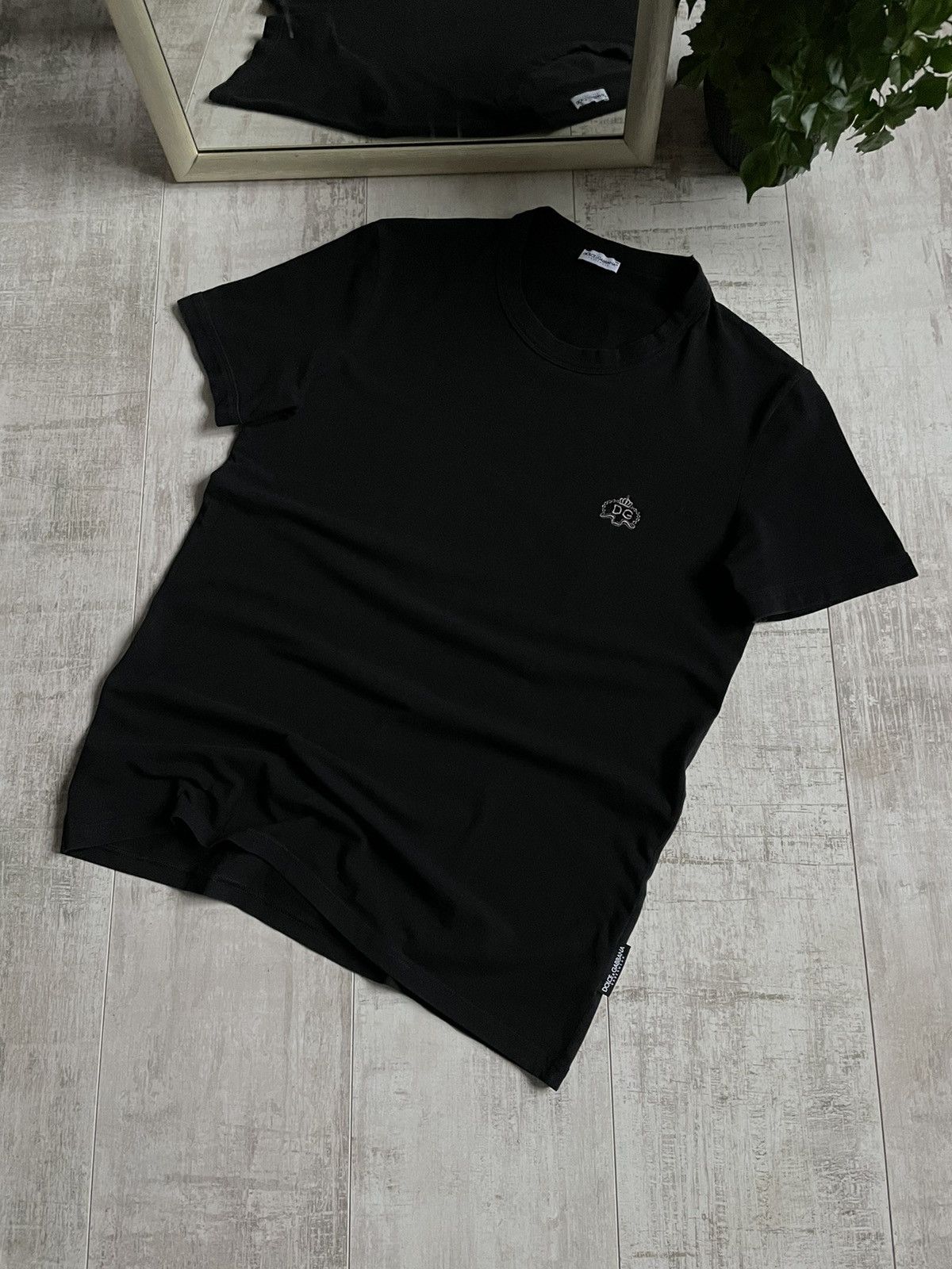 Dolce & Gabbana Dolce & Gabbana Underwear T-Shirt Black Logo D&G Size US S / EU 44-46 / 1 - 3 Thumbnail