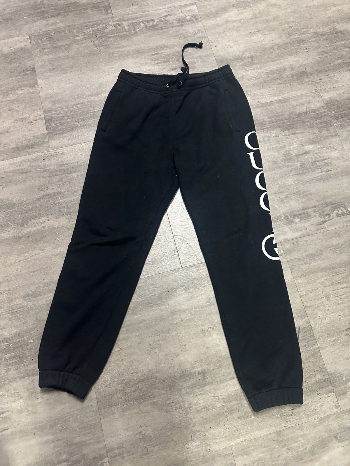 image of Gucci Sweat Pants Man Pre Owned Medium in Black, Men's (Size 33)