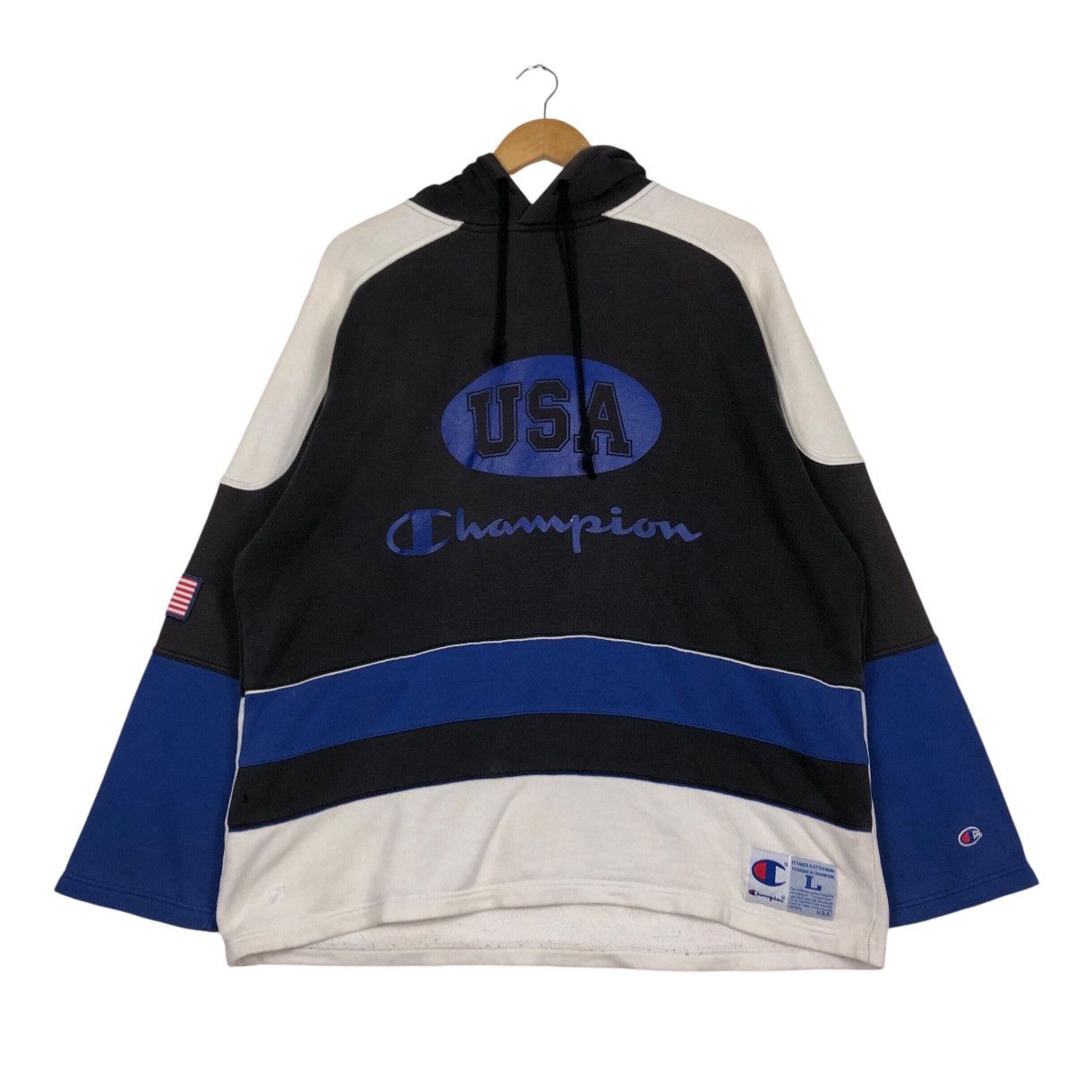 Champion × Vintage Vintage Champion Big Logo Spell Out NFL NBA Style Large Size US L / EU 52-54 / 3 - 10 Thumbnail