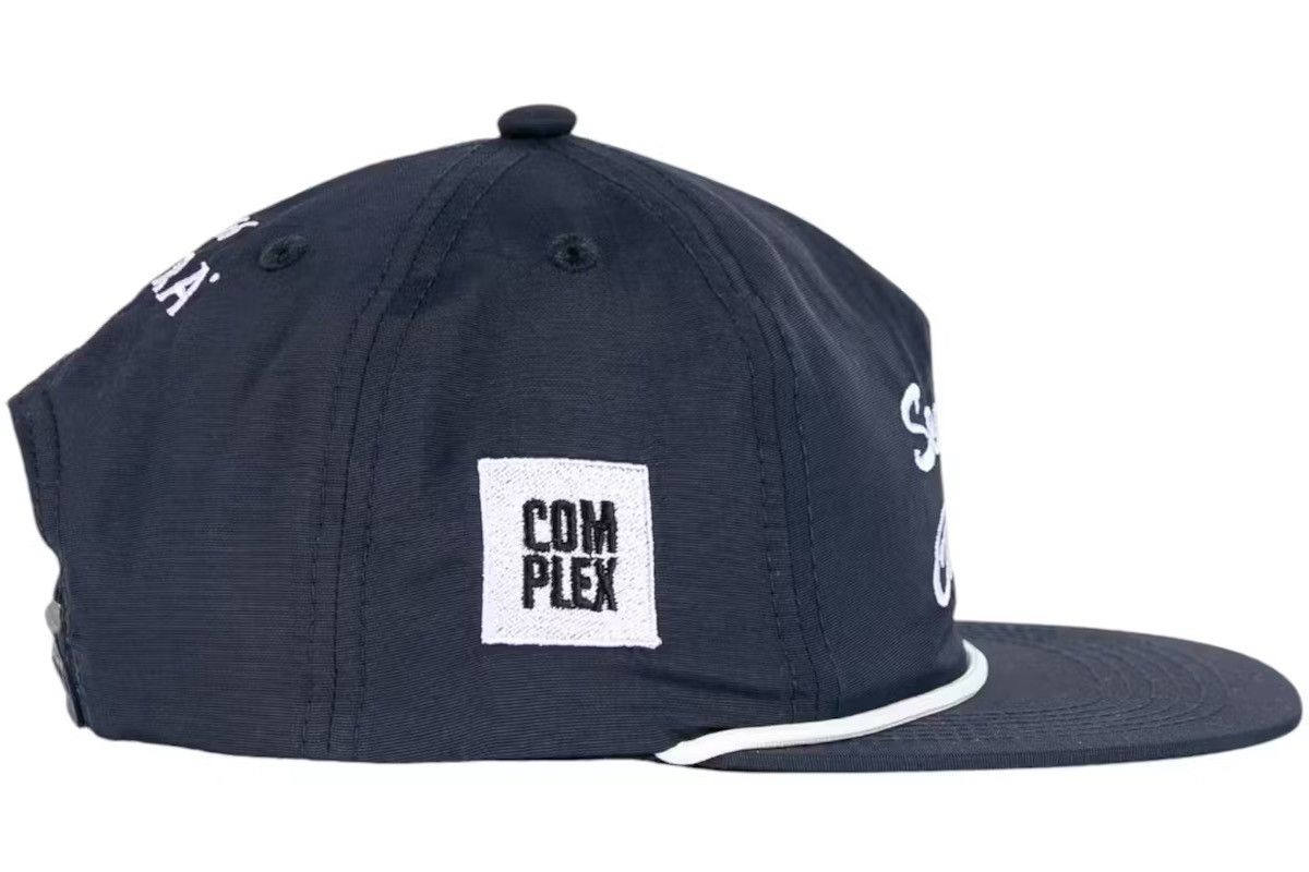 Malbon Malbon Golf x Michelob Ultra Nylon Snapback Hat NAVY Size ONE SIZE - 6 Thumbnail
