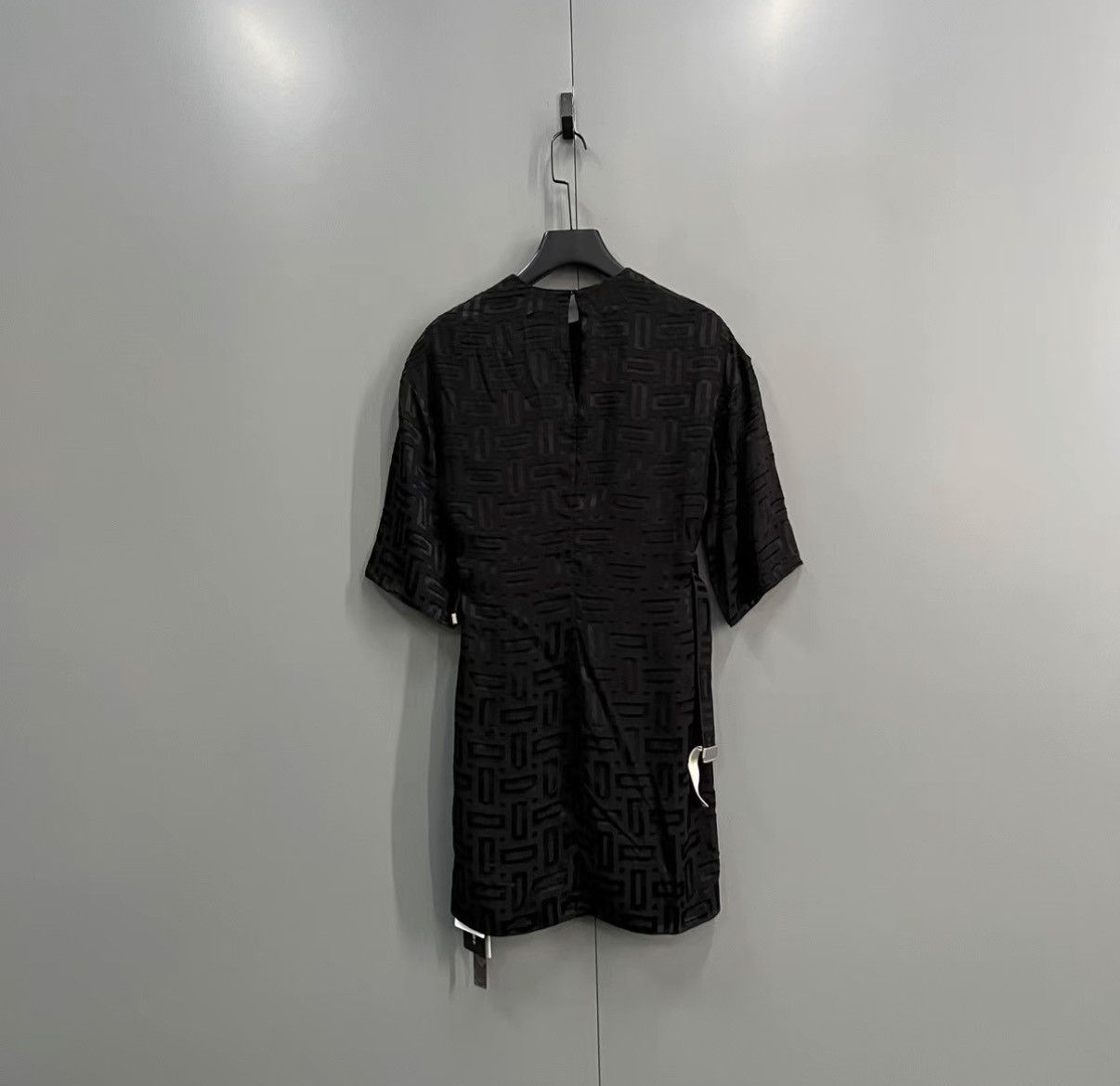 Hermes Hermès Black Silk Belt Dress J41 Size XS / US 0-2 / IT 36-38 - 2 Thumbnail
