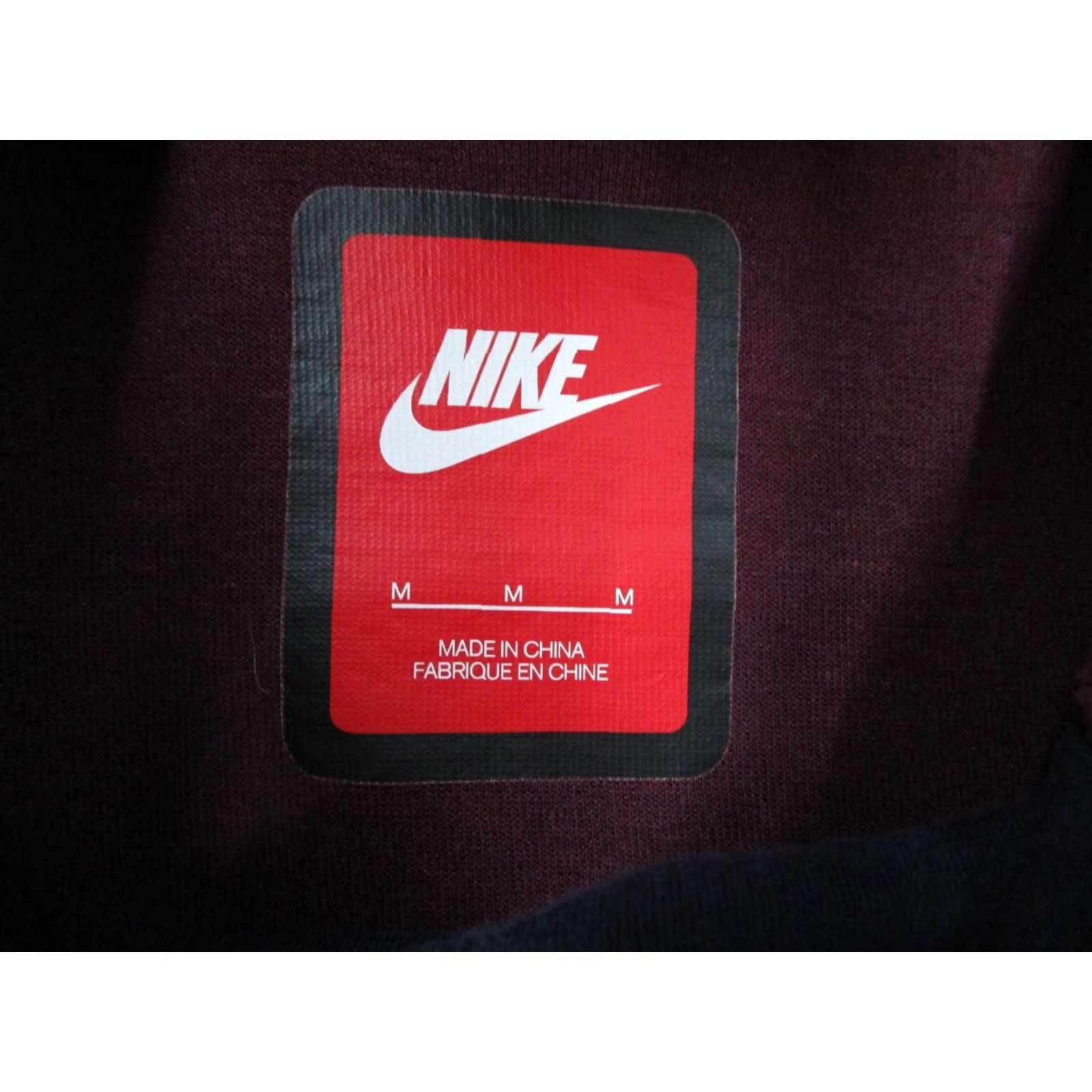 Nike Nike Hoodie Mens Medium Red Tech Fleece Funnel Neck Pullover Thumbholes Size US M / EU 48-50 / 2 - 2 Thumbnail