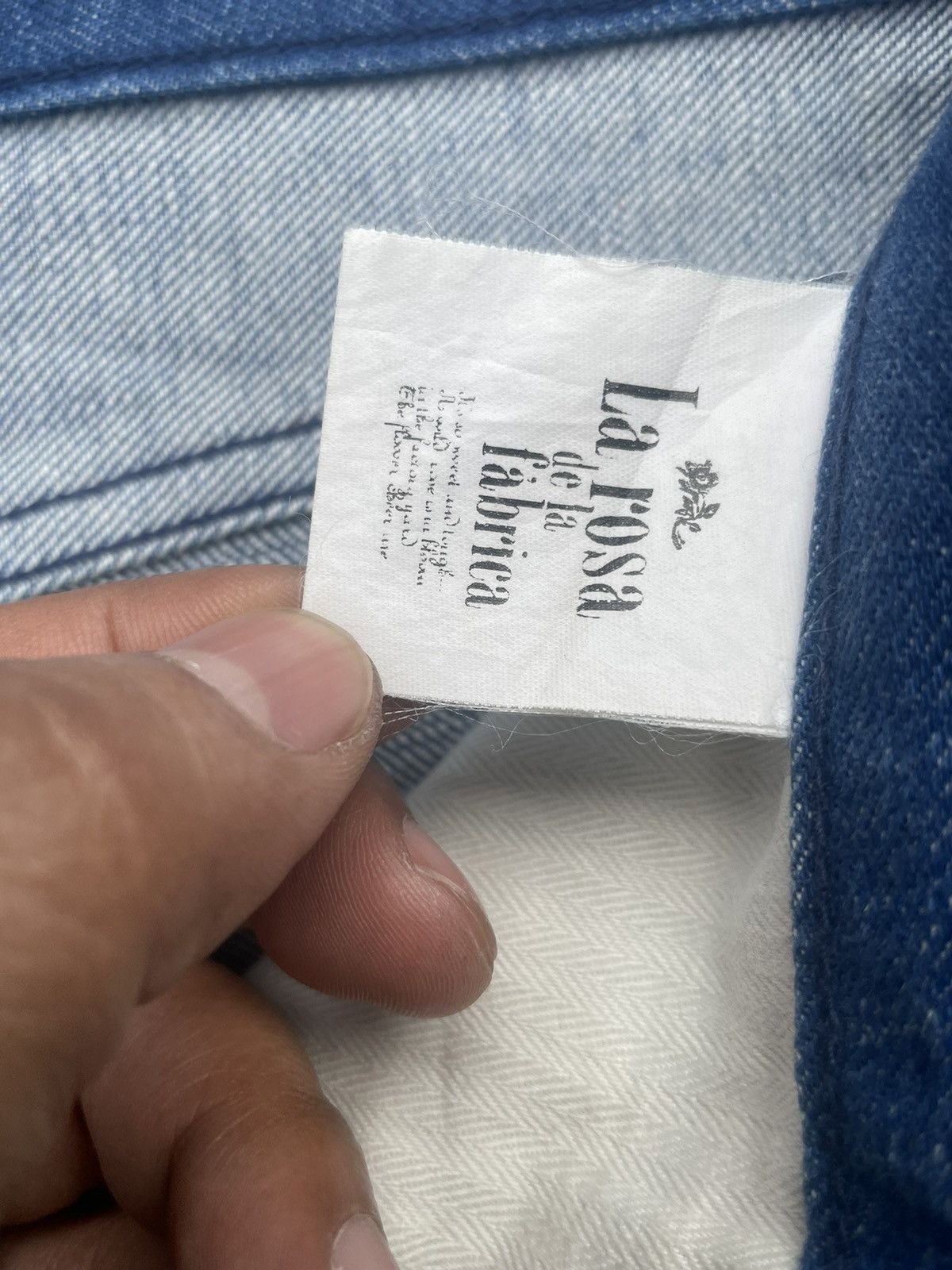 Japanese Brand Vintage La Rosa Dela Fabrica Denim Size US 30 / EU 46 - 12 Thumbnail