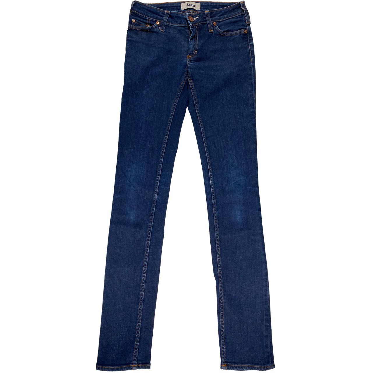 Acne Studios Acne Studios Kex Soft Raw Low Rise Slim Fit Jeans 25x31 Size 25" / US 0 / IT 36 - 1 Thumbnail