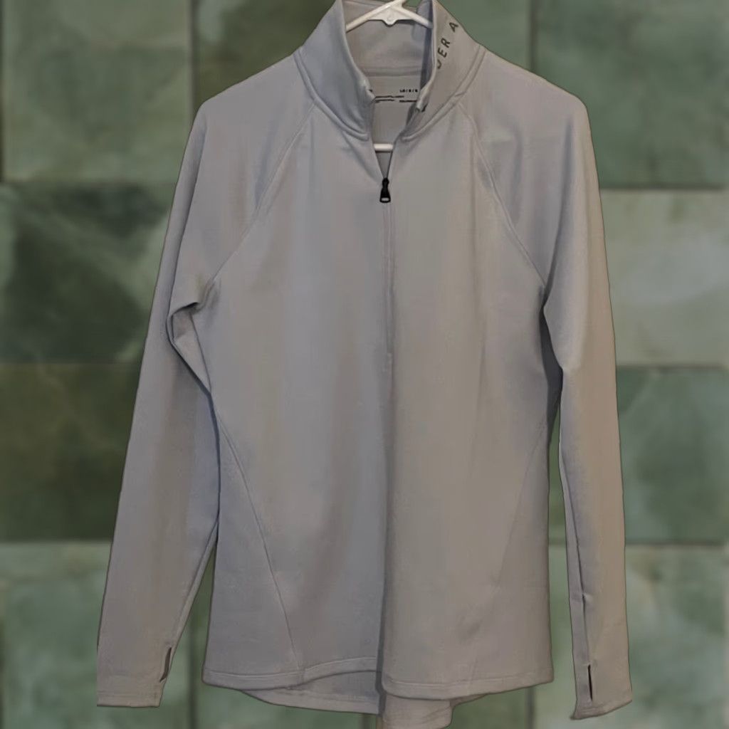 Under Armour Under Armour Women’s Pullover L Light Gray fitted cold Gear coupe Size L / US 10 / IT 46 - 1 Thumbnail