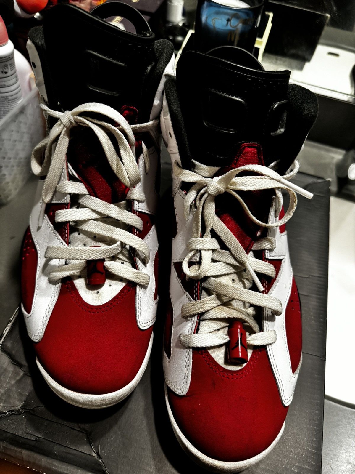 Jordan Brand Jordan 6 Retro Carmine (2021) Size US 10.5 / EU 43-44 - 5 Thumbnail