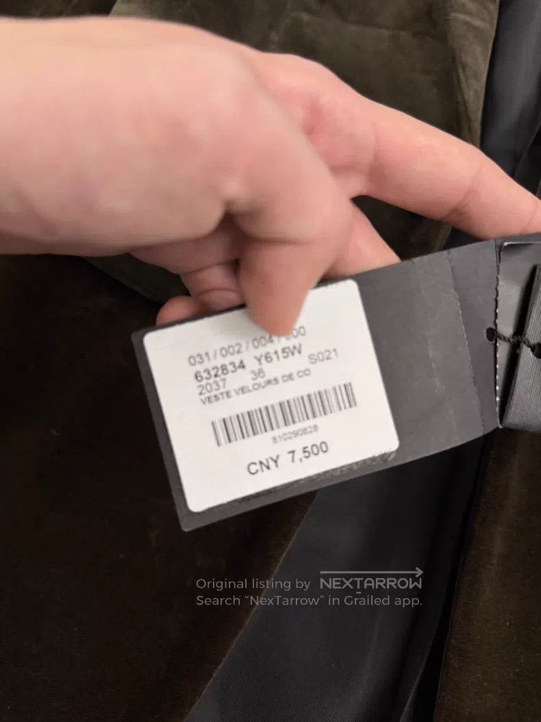 Saint Laurent Paris Saint Laurent Paris Velvet Brown and Olive Green Blazer Size XS / US 0-2 / IT 36-38 - 7 Thumbnail