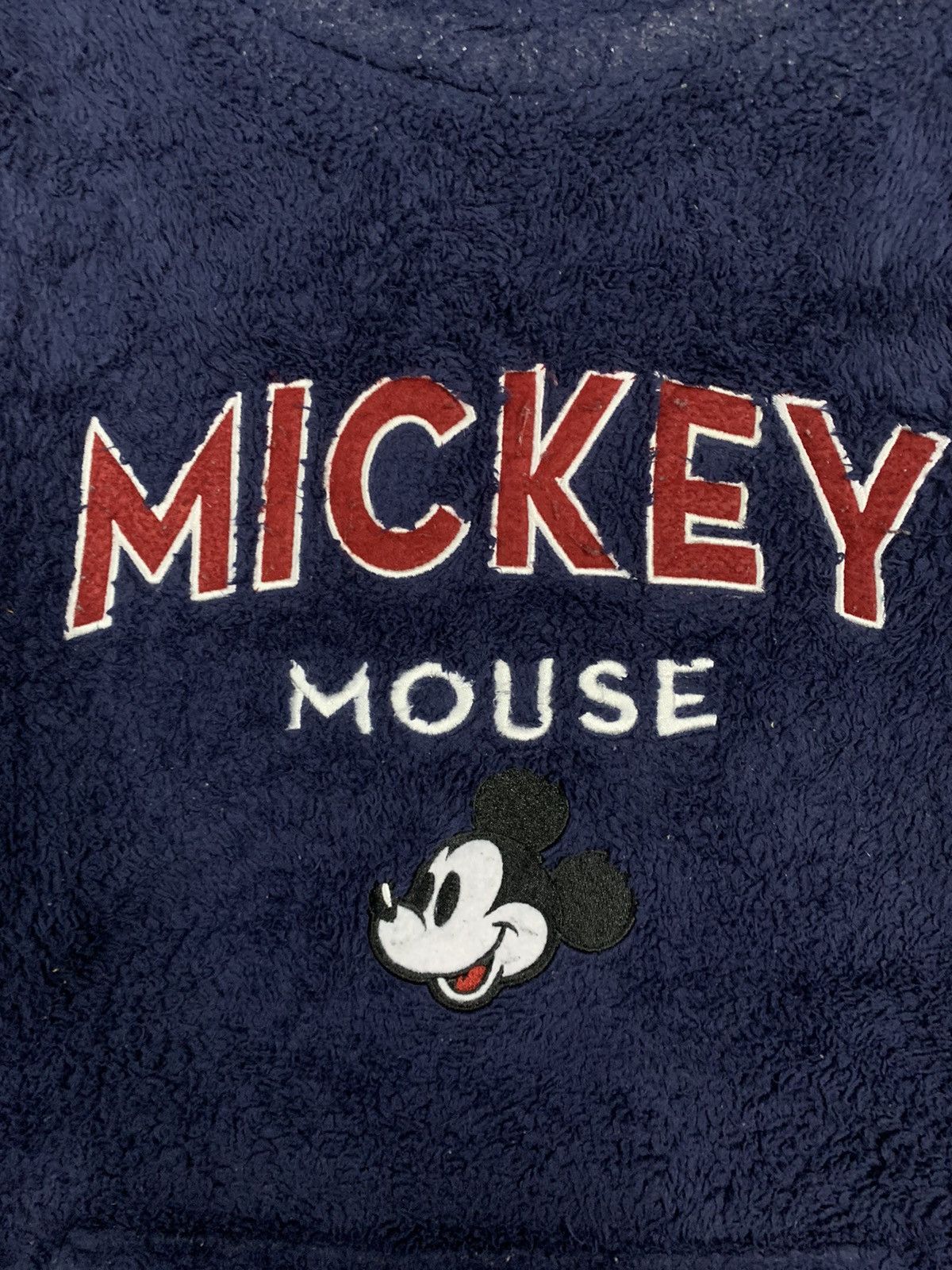 Disney Vintage Disney Mickey Mouse Big Logo Fleece Sweatshirts Size US L / EU 52-54 / 3 - 5 Thumbnail