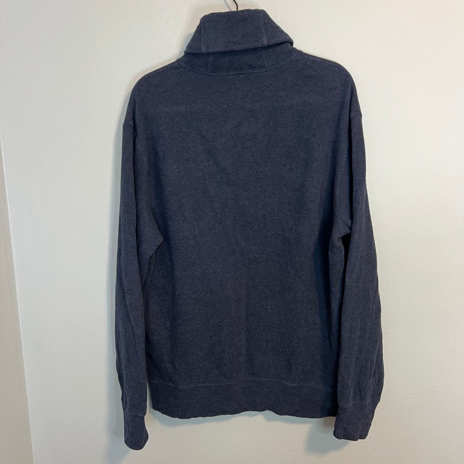 Polo Ralph Lauren Polo Ralph Lauren Shawl Collar Pull Over Blue Sweater Sz L Size US L / EU 52-54 / 3 - 2 Thumbnail