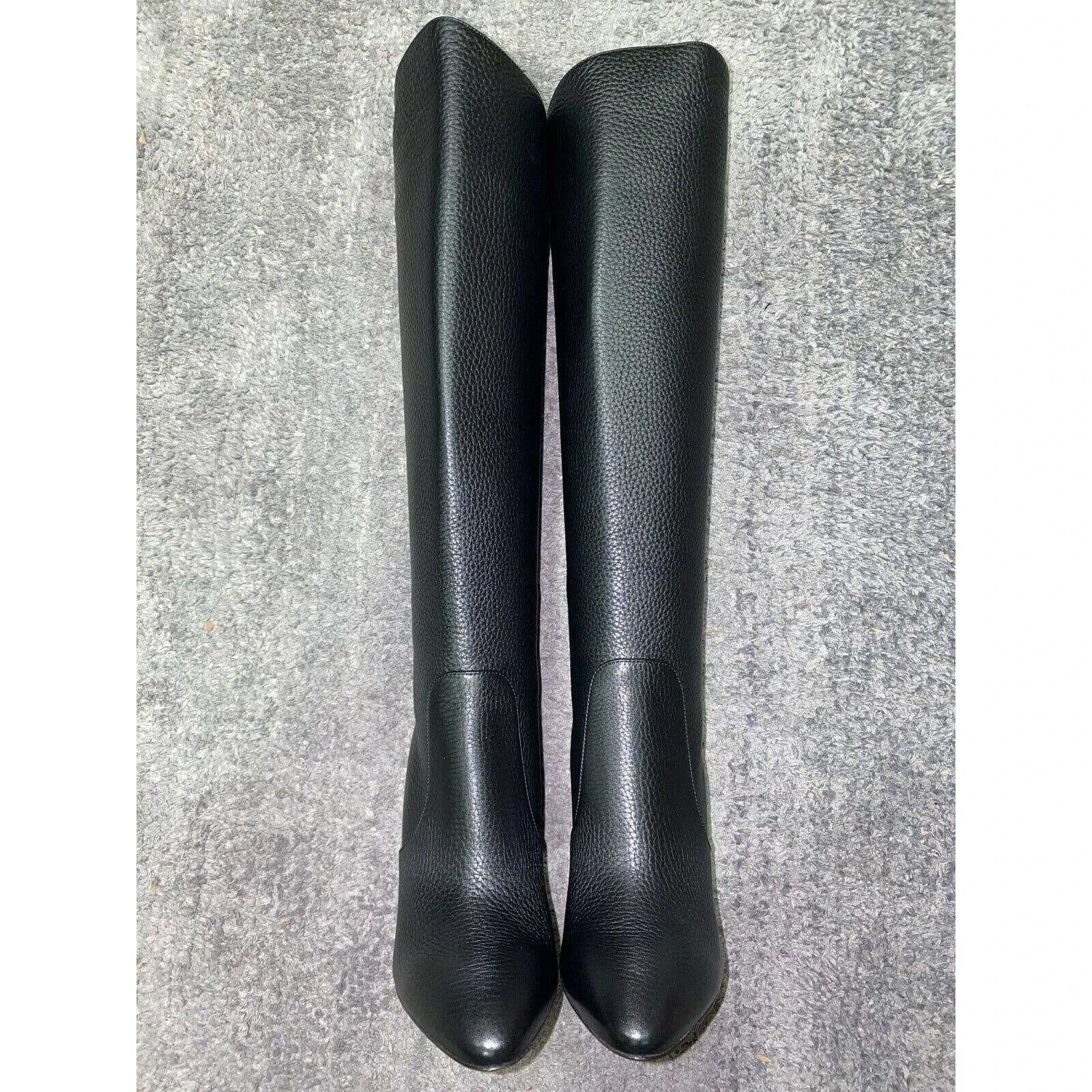 Christian Louboutin Christian Louboutin Civiliza Black Calf Leather Knee High Size US 7 / IT 37 - 5 Thumbnail