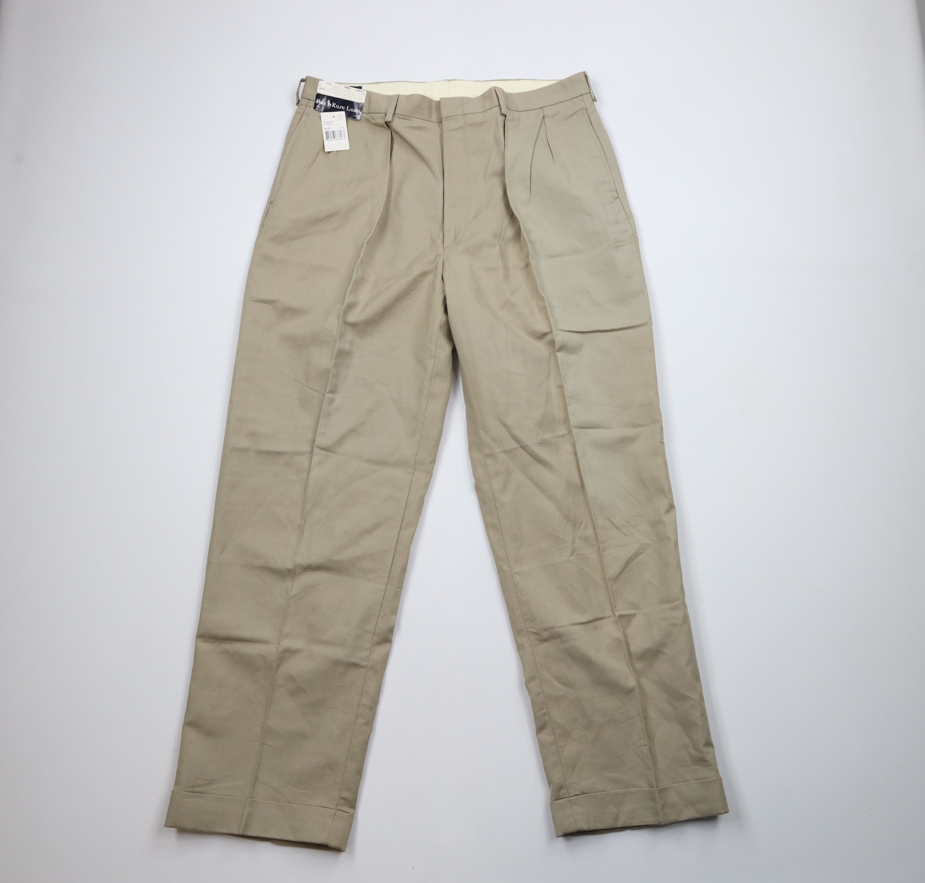 Deadstock Vintage 80s 90s Ralph Lauren Wide Leg Pants USA