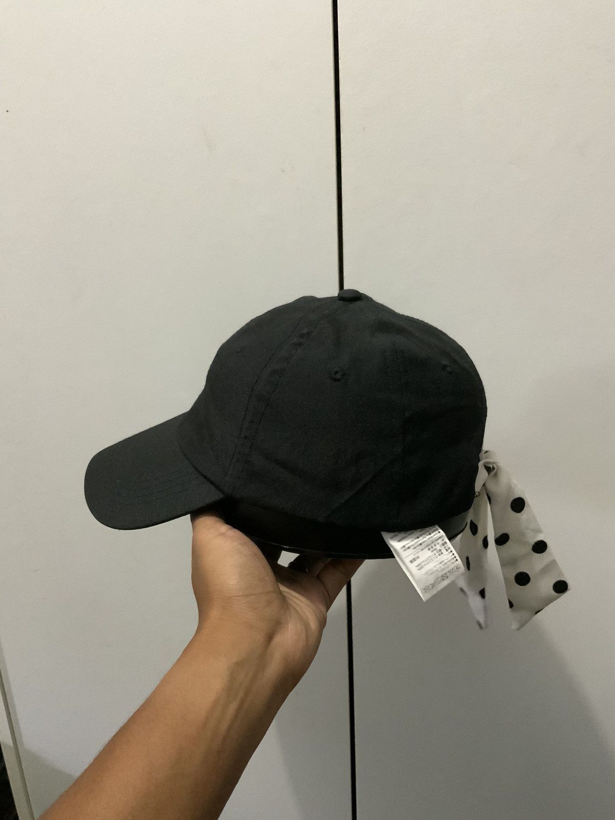 Hat Club Ribbon Adjustable Polkadot Hat Size ONE SIZE - 2 Thumbnail
