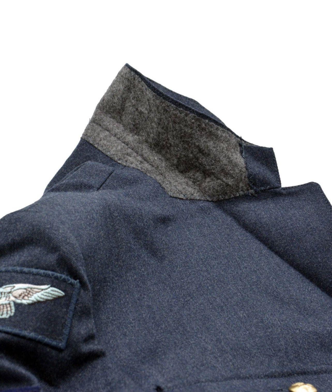 Vintage Vintage RAF Military Jacket – Navy Wool – Size 40R Size 40R - 7 Thumbnail