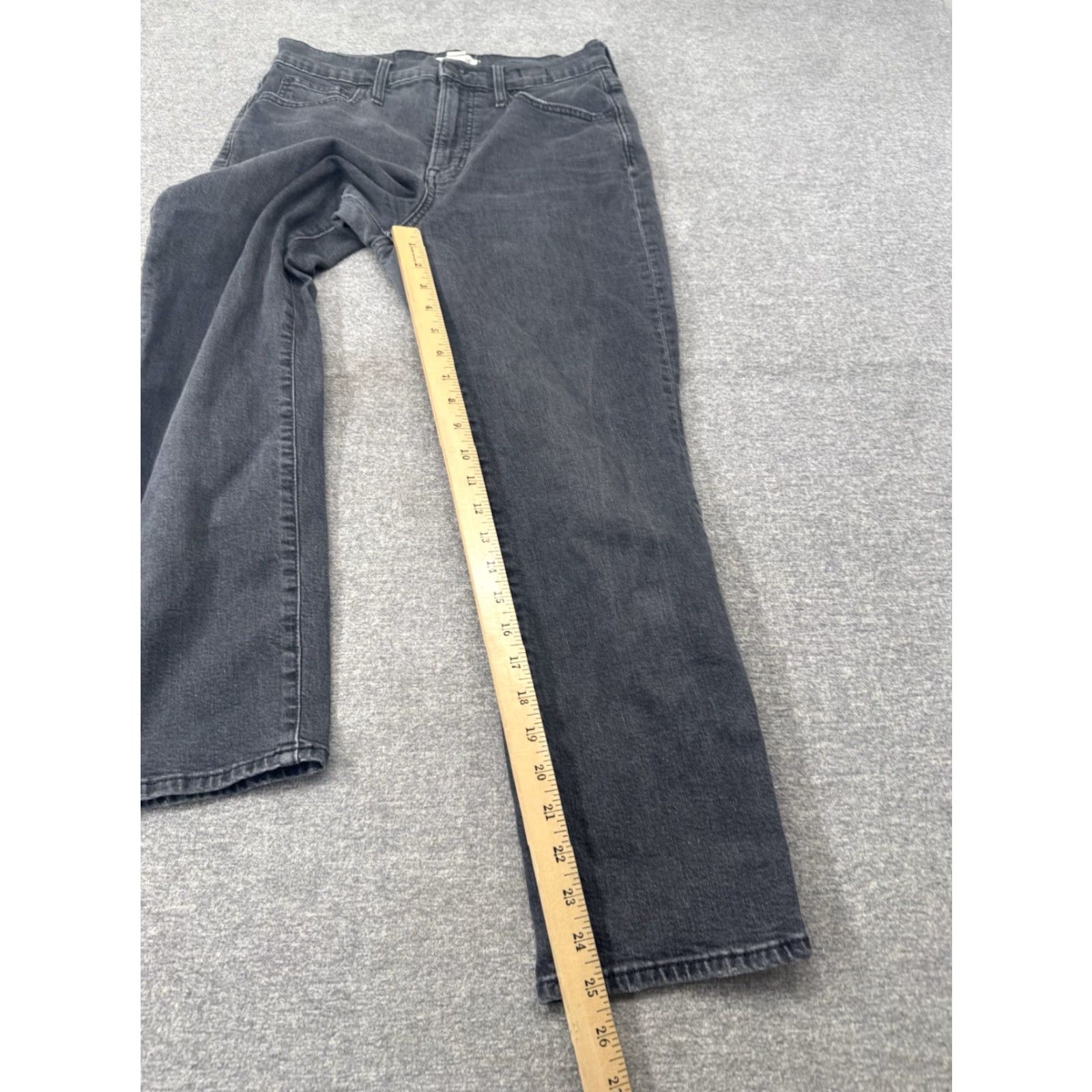 Madewell Madewell The Perfect Vintage Crop Jeans Women’s 28 Black 28x25 Cropped Regular Rise 25in 28in XS? Size 28" / US 6 / IT 42 - 3 Thumbnail