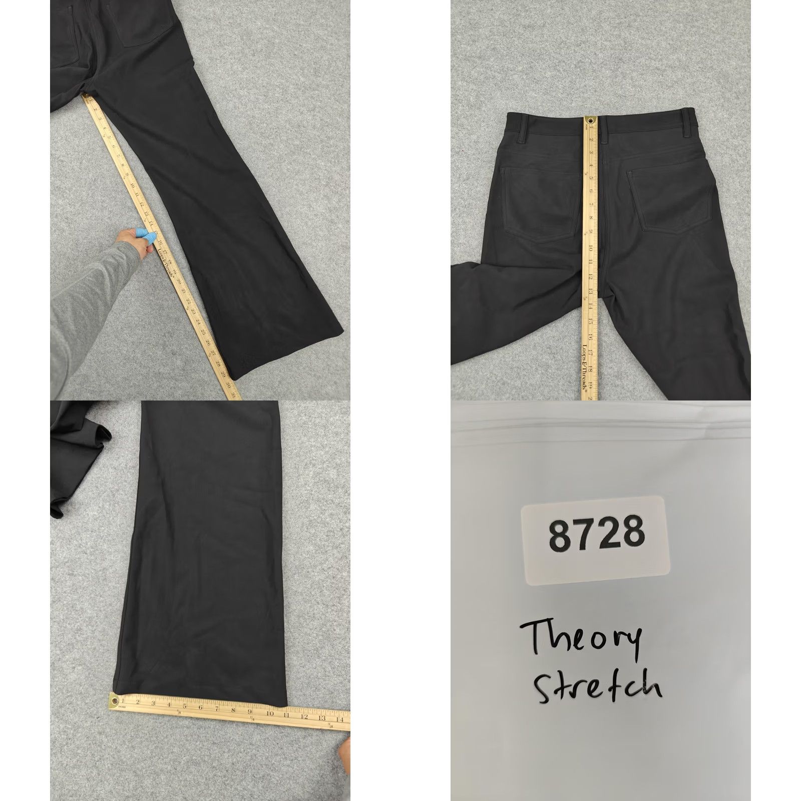 Theory Theory Pants Womens 8 Black Demitria HW Precision Ponte Flare Dress Career Pants Mens? Size 30" / US 8 / IT 44 - 8 Thumbnail