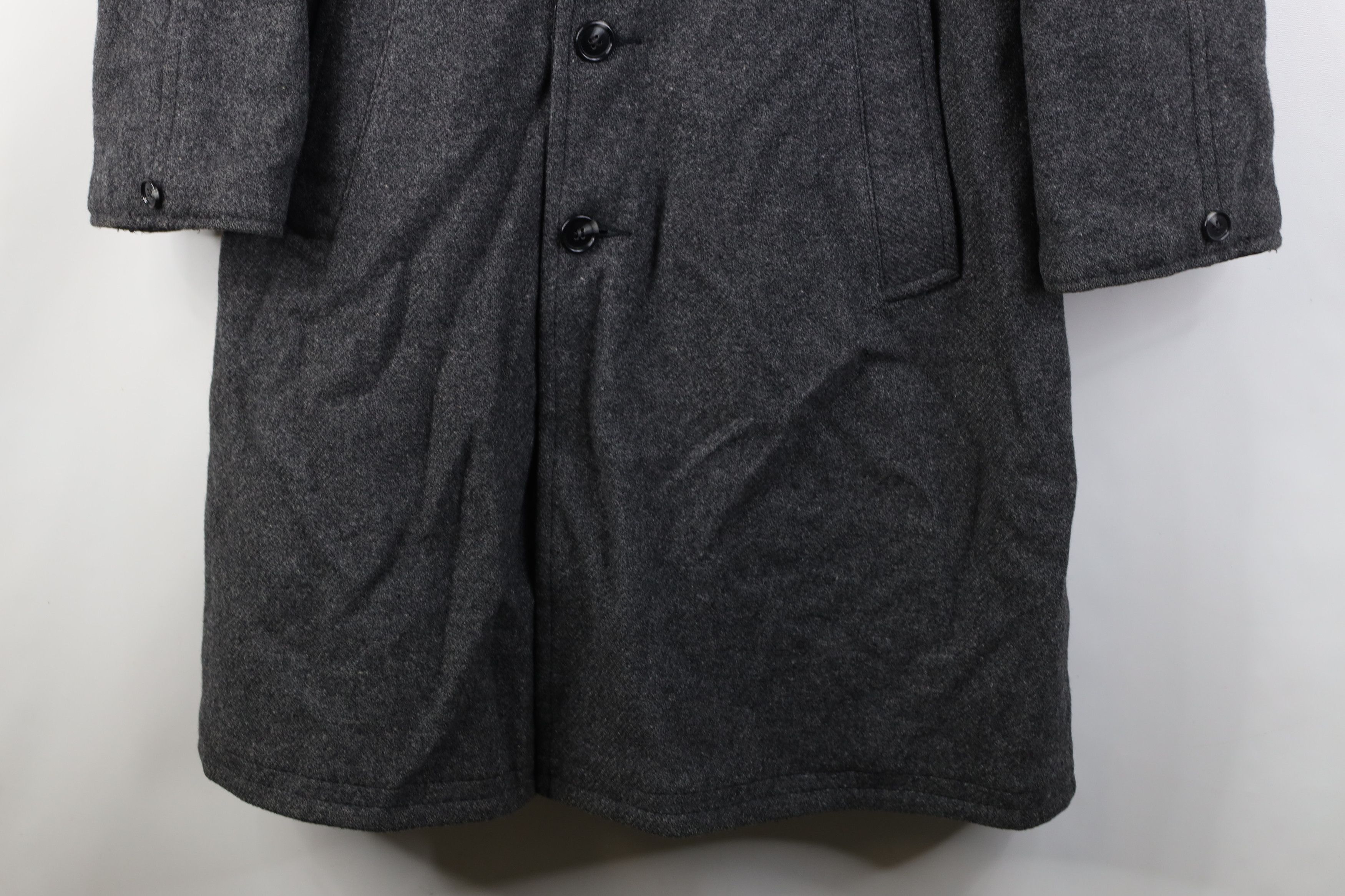 Vintage Vintage 60s Rockabilly Reversible Wool Trench Coat USA Size US XXL / EU 58 / 5 - 14 Thumbnail