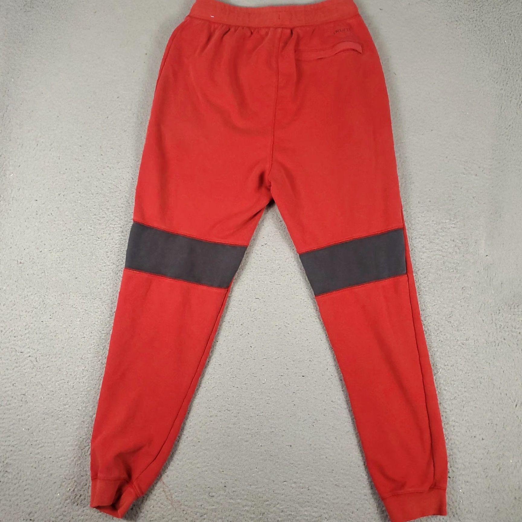 Jordan Brand Jordan Pants Mens Small Red Nike Tapered Jogger Pockets Drawstring Cotton Polyester Activewear Sports Size US 29 - 7 Thumbnail