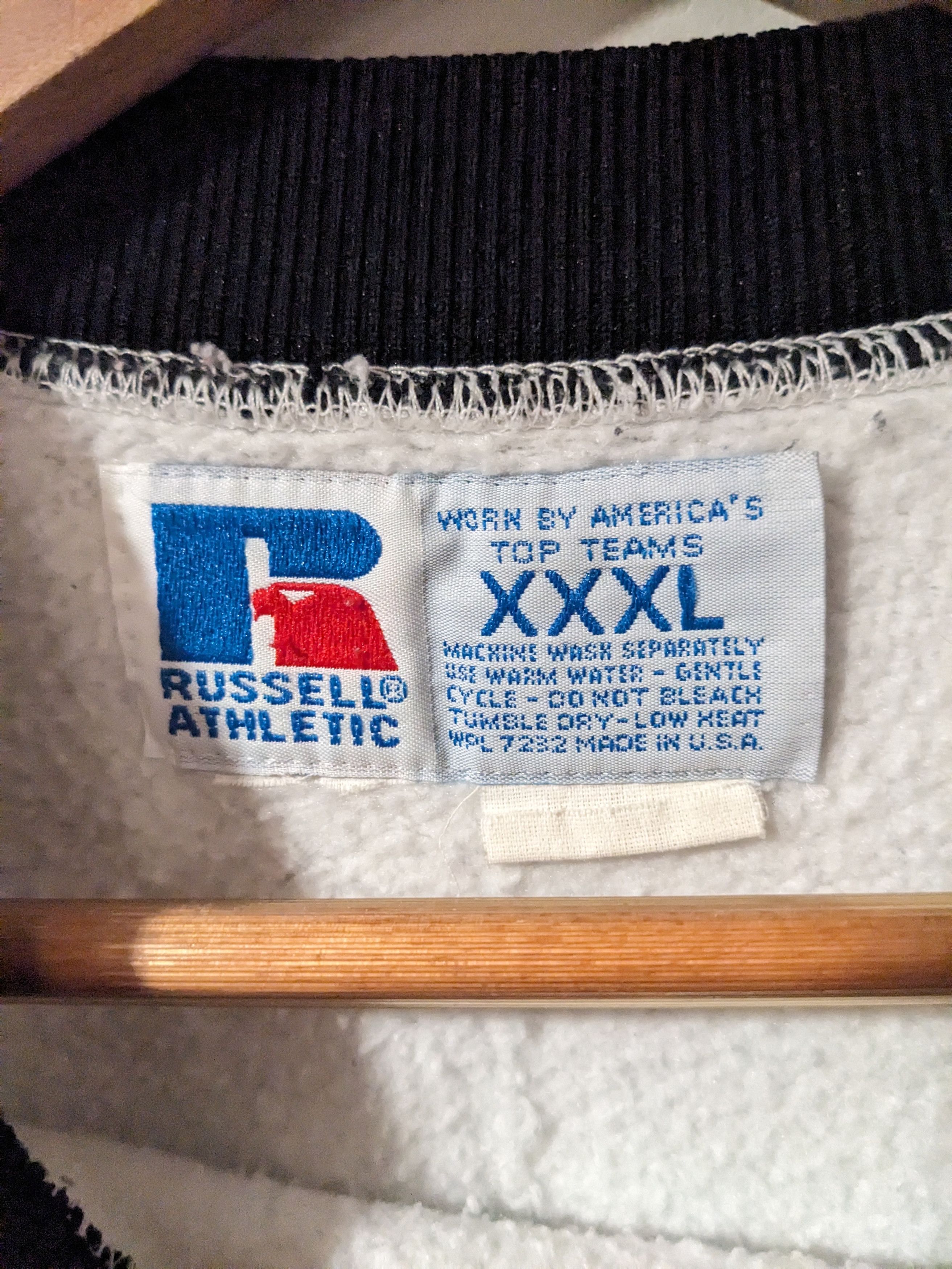 Russell Athletic × Vintage Vintage 90s Glen Mills Bulls Concordville Sweatshirt Size US XXL / EU 58 / 5 - 3 Thumbnail