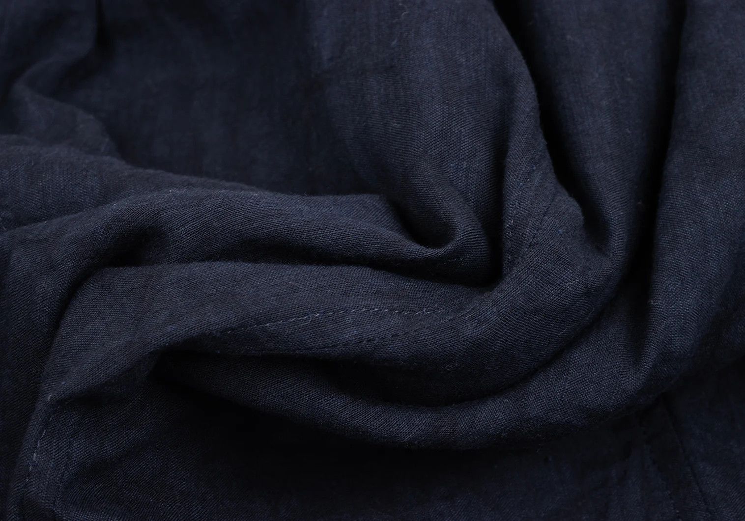 Issey Miyake Linen Blend Shawl Collar Jacket in Dark Blue Size US S / EU 44-46 / 1 - 13 Thumbnail