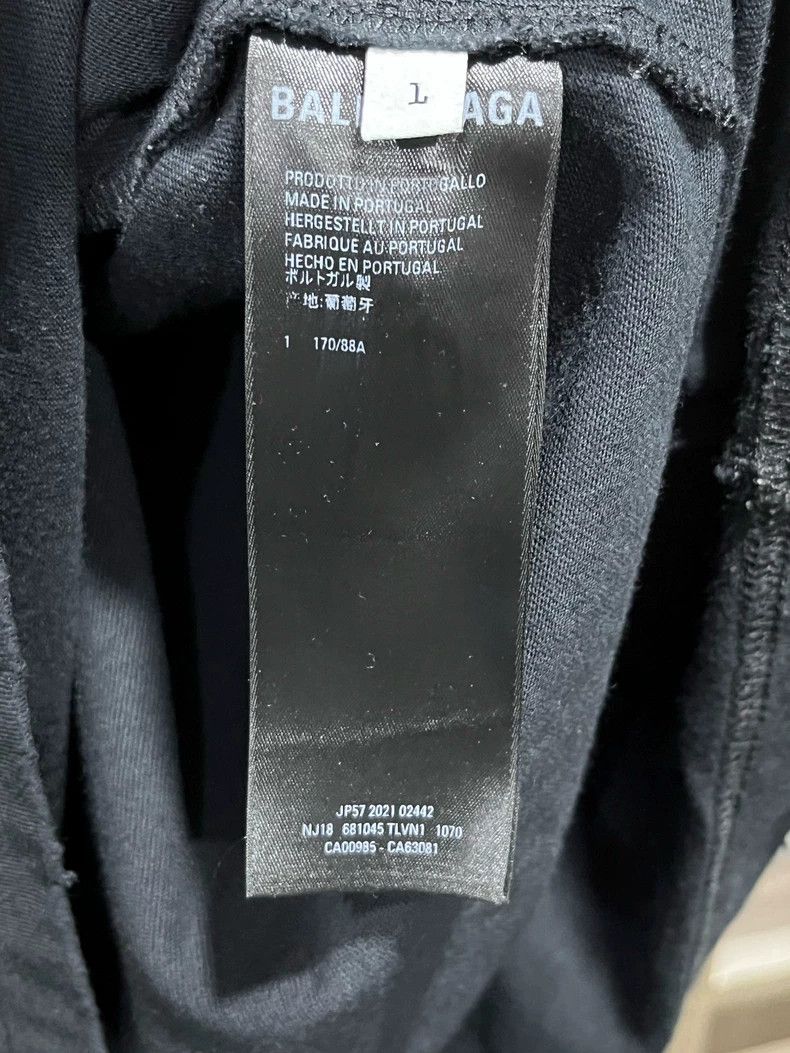 Balenciaga Balenciaga Black Embroidered Logo Short Sleeve Size US S / EU 44-46 / 1 - 9 Thumbnail