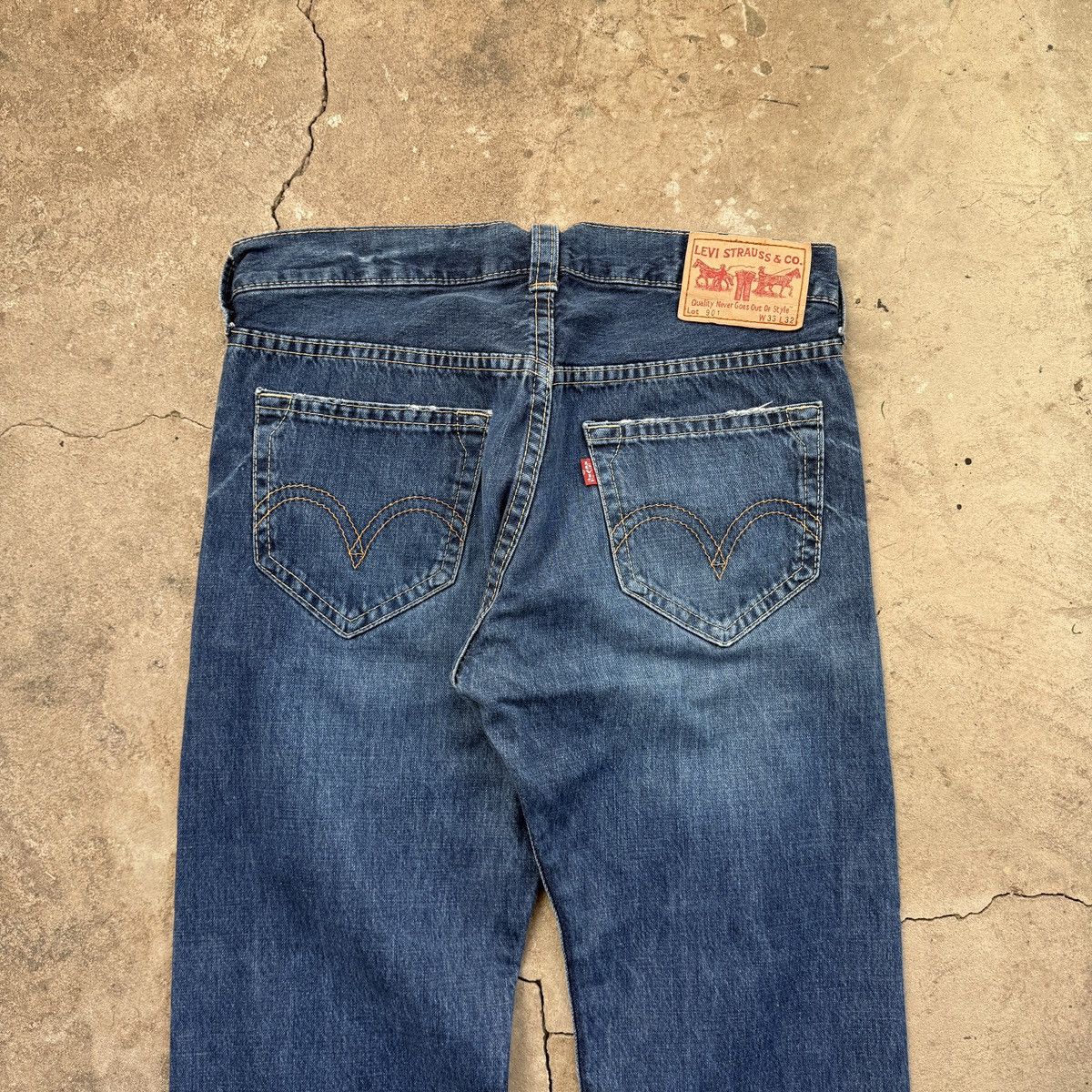 Levi's Levi’s vintage deep stitch 901 Wash Denim Size US 33 - 6 Thumbnail