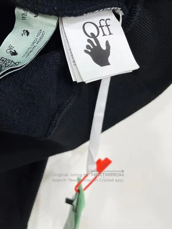 Off-White Off-White Black Cotton Long Sleeve Hoodie . Size US S / EU 44-46 / 1 - 5 Thumbnail