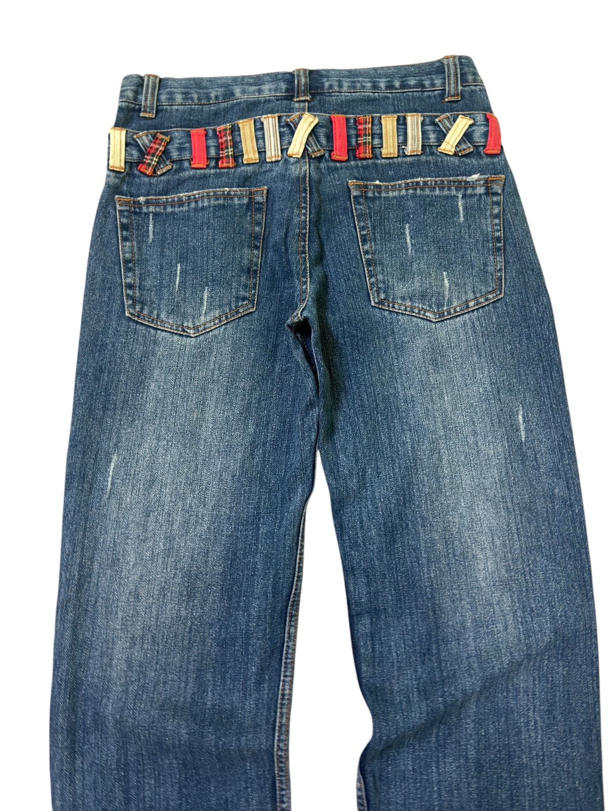 Hysteric Glamour NYLAUS JEANS DOUBLE WAIST COLOURFUL DISTRESSED DENIM Size US 30 / EU 46 - 11 Thumbnail
