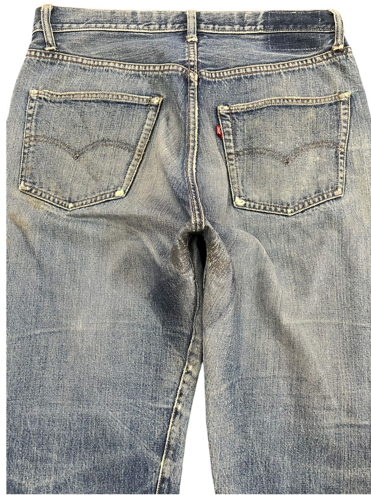 Levi's Vintage 60’s Levi’s 501 Big E Stamp Button No.6 Selvedge Size US 33 - 8 Thumbnail