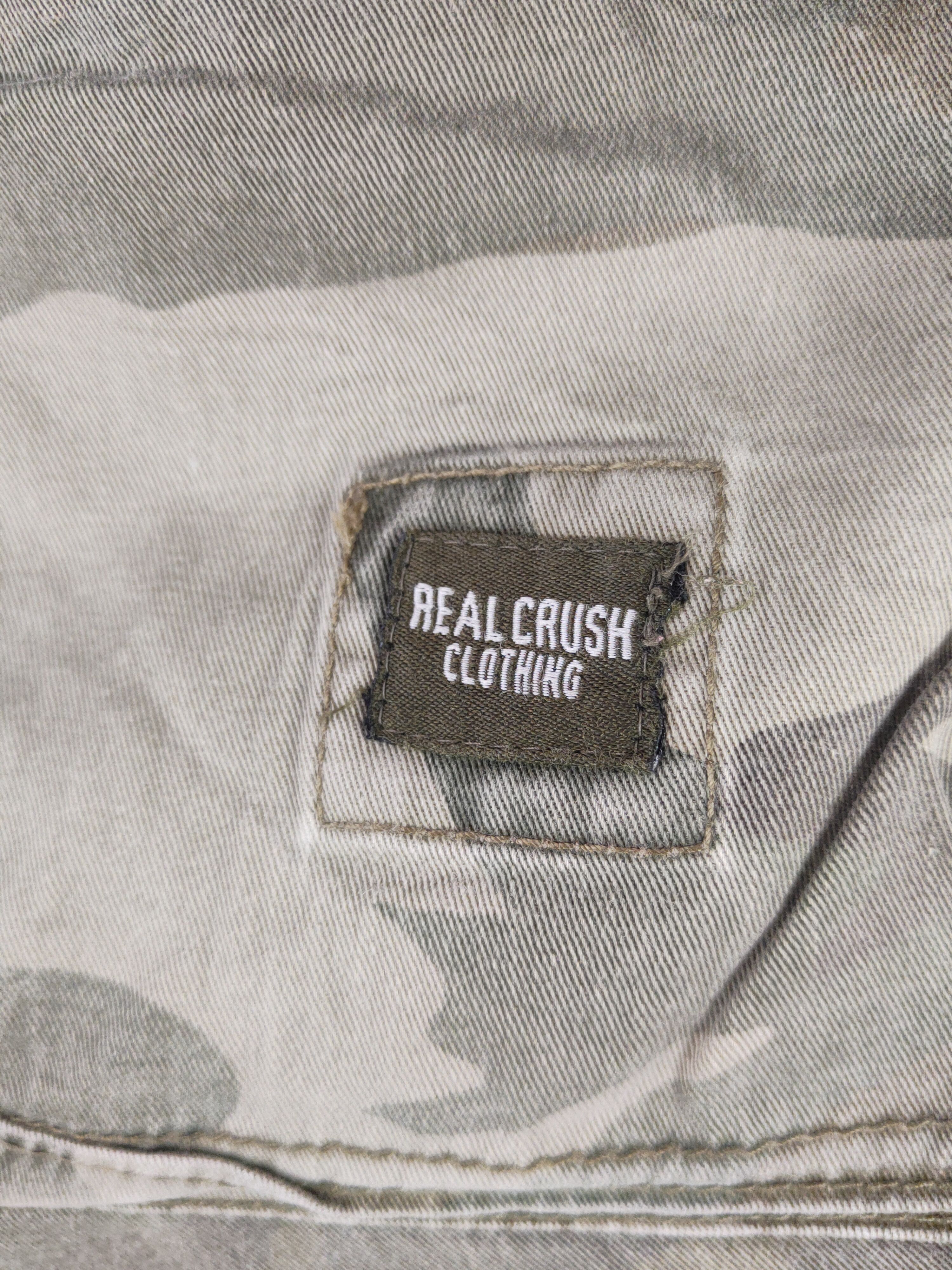 Japanese Brand DL Real Crush Camouflage Multipocket Cargo Pants #46-250T Size US 33 - 11 Thumbnail